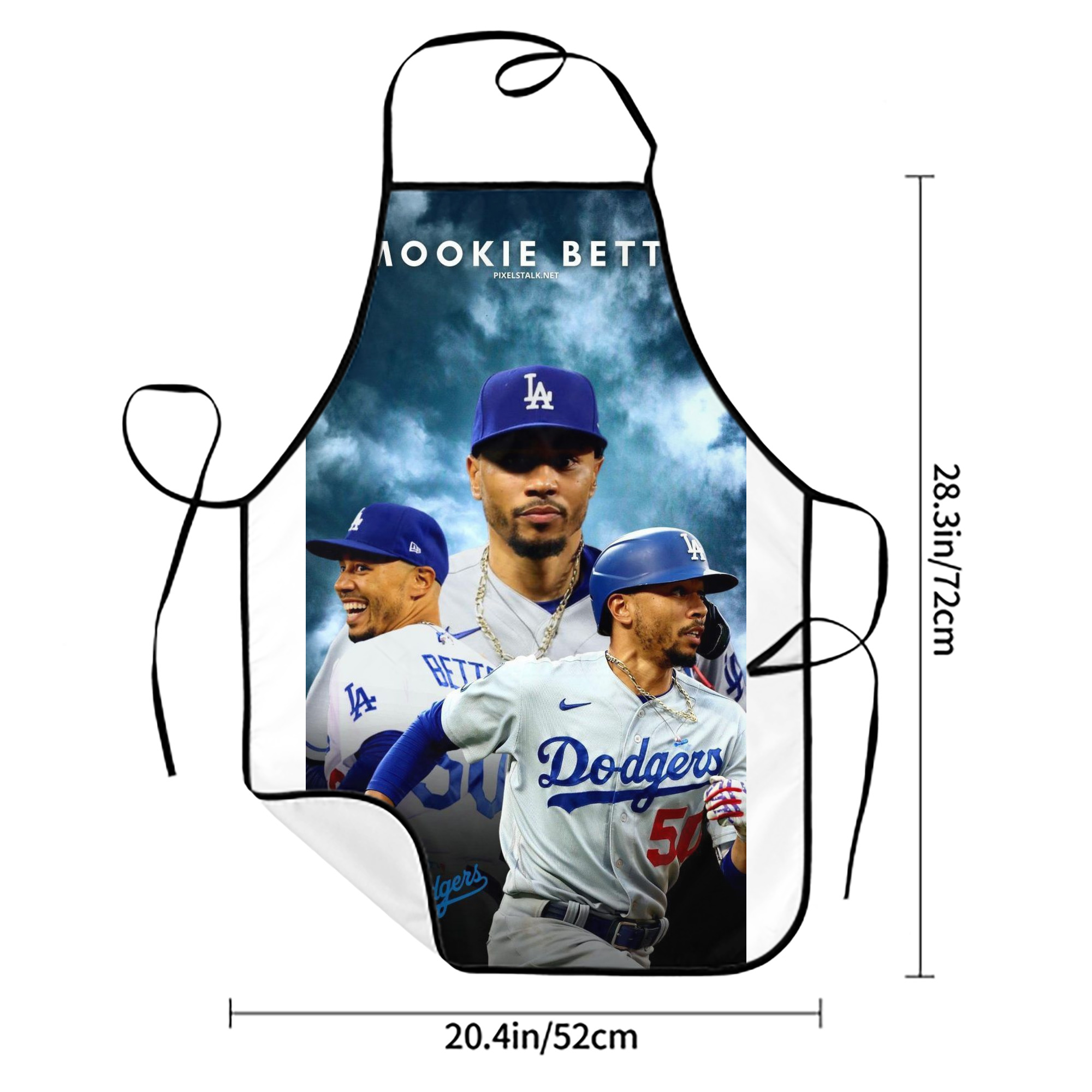  Stain-Resistant Polyester Apron With Pocket – Full Print, Waterproof, Anti-Wrinkle, Anti-Pilling – Ideal For Kitchen, BBQ, Restaurant, Salon & More