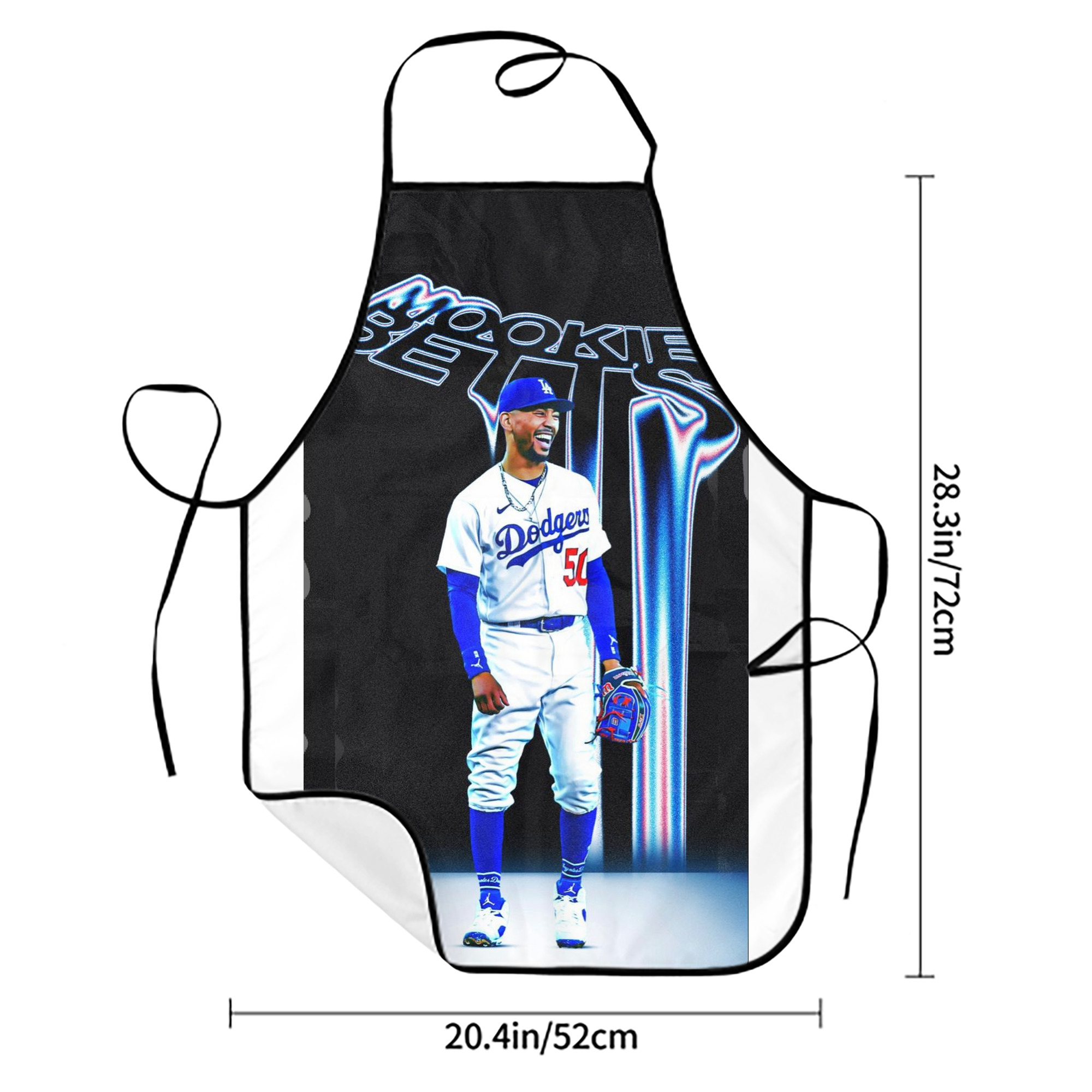  Stain-Resistant Polyester Apron With Pocket – Full Print, Waterproof, Anti-Wrinkle, Anti-Pilling – Ideal For Kitchen, BBQ, Restaurant, Salon & More