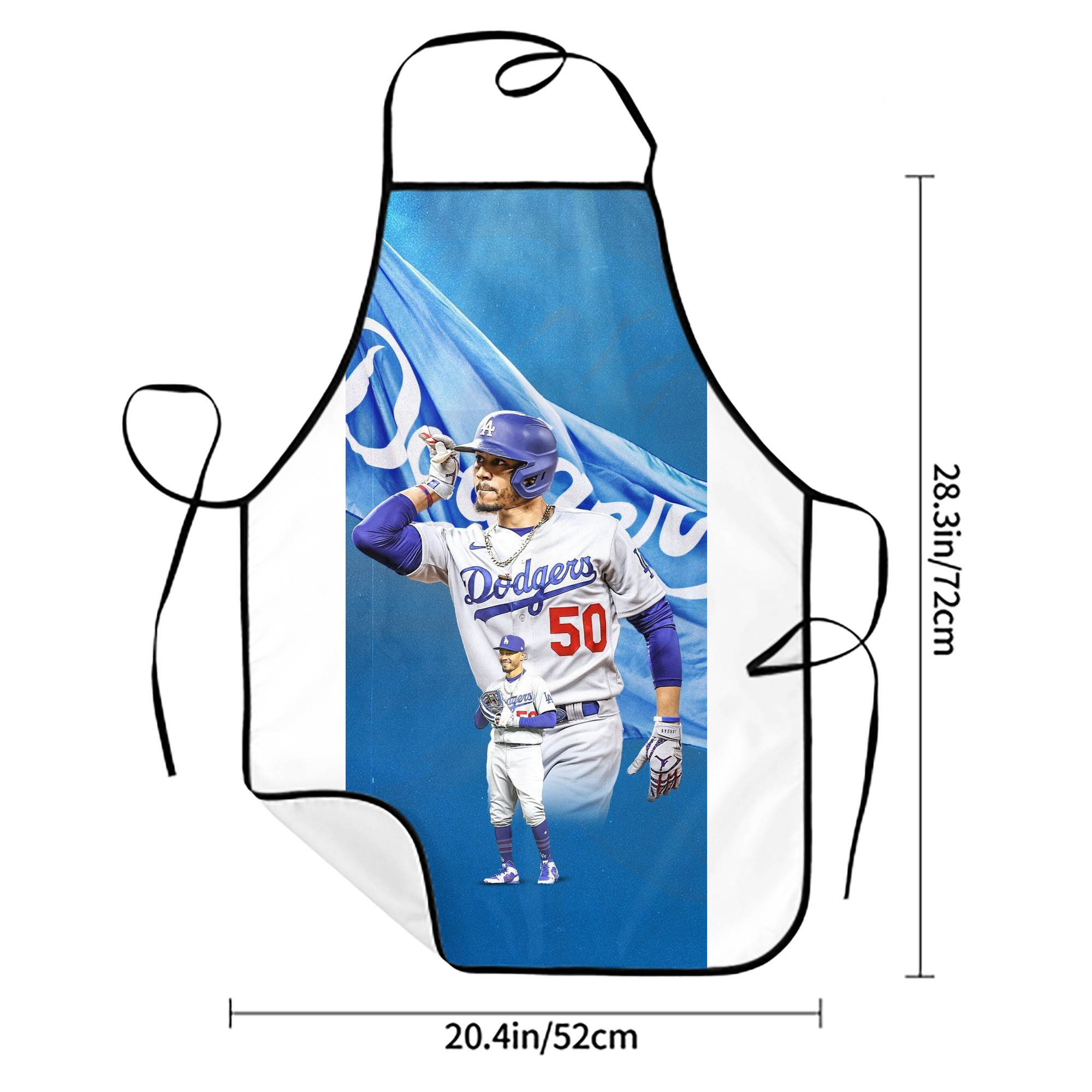  Stain-Resistant Polyester Apron With Pocket – Full Print, Waterproof, Anti-Wrinkle, Anti-Pilling – Ideal For Kitchen, BBQ, Restaurant, Salon & More