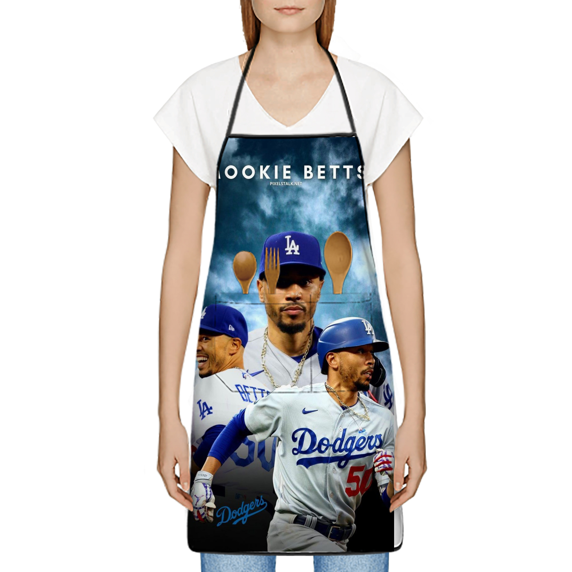  Stain-Resistant Polyester Apron With Pocket – Full Print, Waterproof, Anti-Wrinkle, Anti-Pilling – Ideal For Kitchen, BBQ, Restaurant, Salon & More