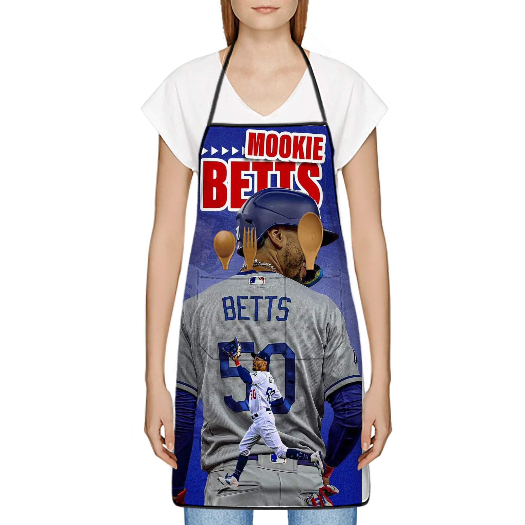  Stain-Resistant Polyester Apron With Pocket – Full Print, Waterproof, Anti-Wrinkle, Anti-Pilling – Ideal For Kitchen, BBQ, Restaurant, Salon & More