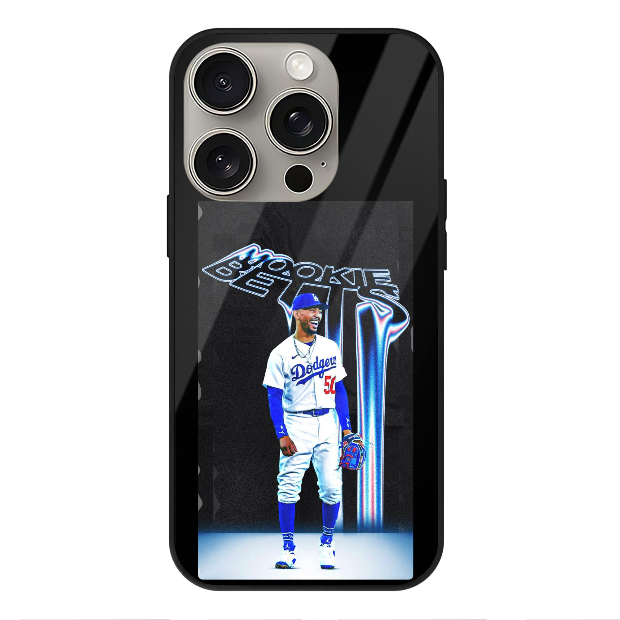  IPhone 15 Pro Mirror Phone Case – UV Printed Glass + TPU – Scratch-Resistant, Wireless Charging Compatible, Precise Fit & Stylish Design