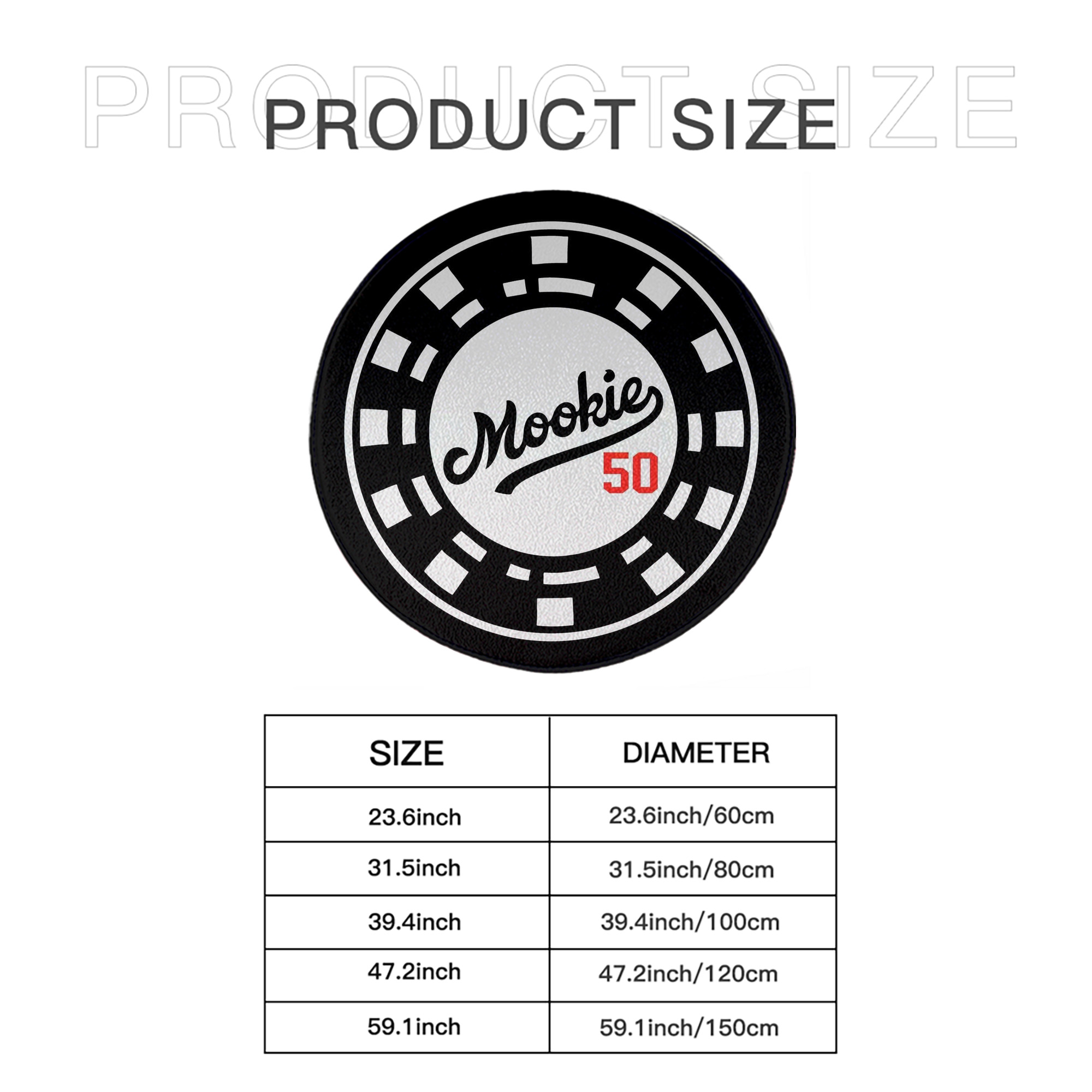  Round Floor Mat – Soft Flannel & High-Density Sponge Core – Non-Slip Dot Backing – Durable Stitched Edges – Quick-Dry & Breathable – Perfect For Home, Bathroom & Living Room