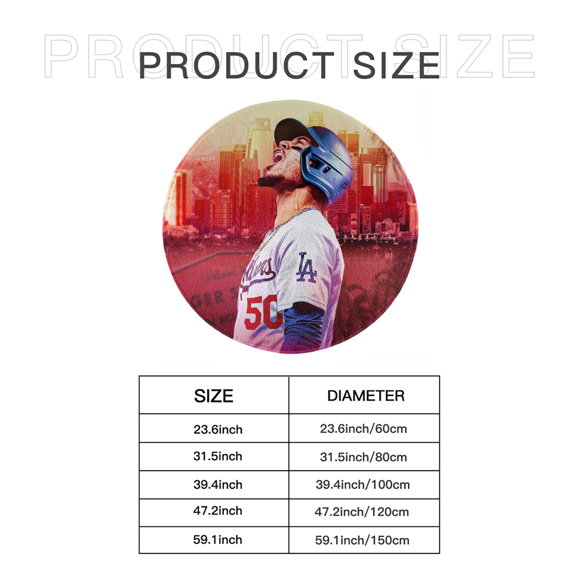  Round Floor Mat – Soft Flannel & High-Density Sponge Core – Non-Slip Dot Backing – Durable Stitched Edges – Quick-Dry & Breathable – Perfect For Home, Bathroom & Living Room