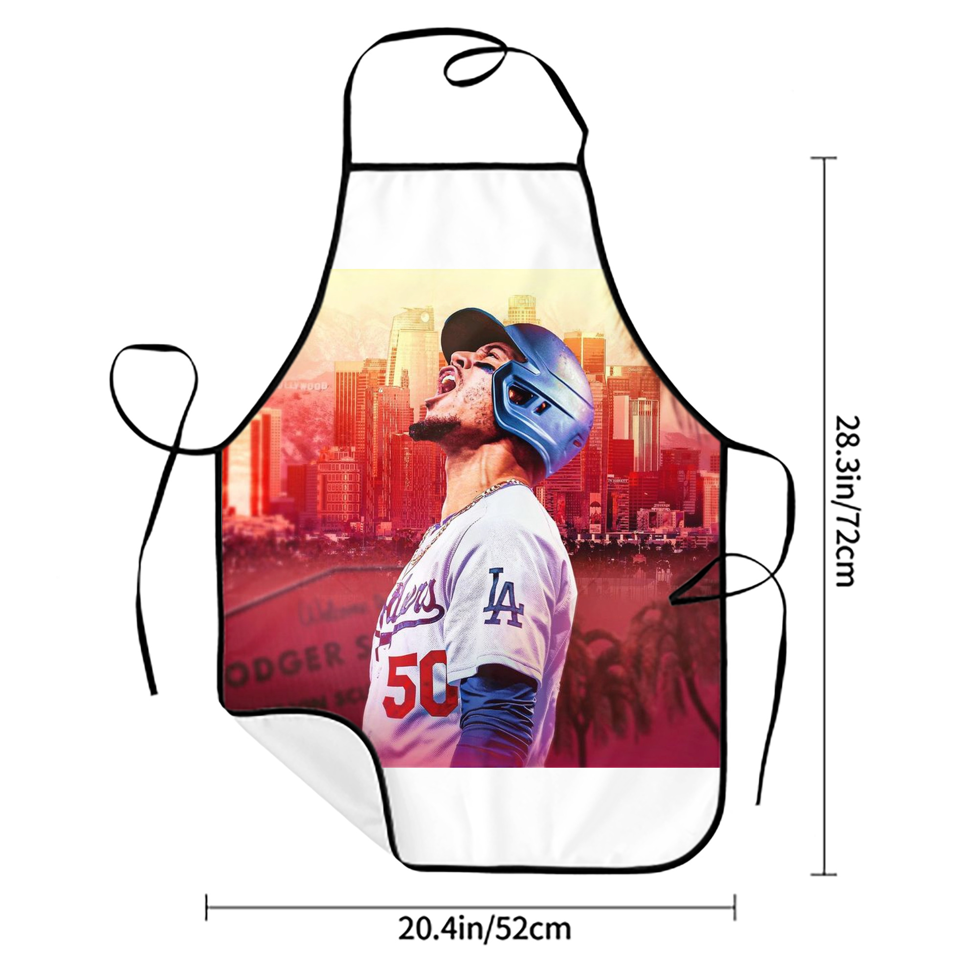 Stain-Resistant Polyester Apron With Pocket – Full Print, Waterproof, Anti-Wrinkle, Anti-Pilling – Ideal For Kitchen, BBQ, Restaurant, Salon & More