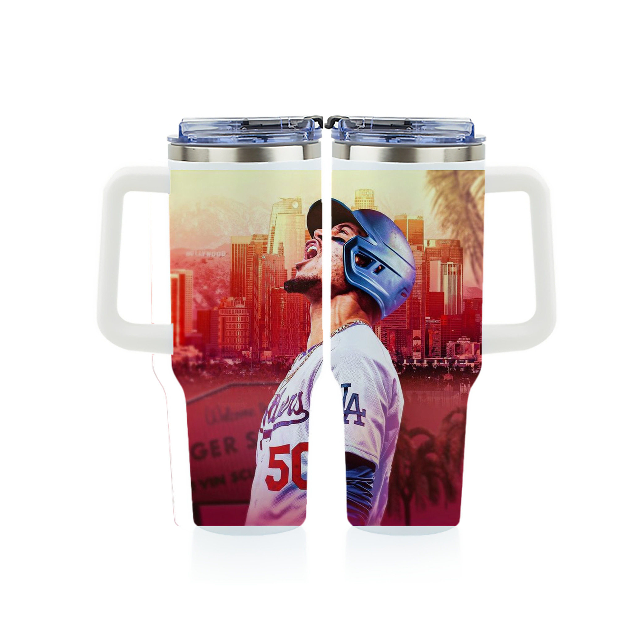  40oz Full Wrap Car Tumbler – Durable Stainless Steel Travel Mug With Vibrant UV Print – Double Wall Insulated, Fits Most Car Cup Holders