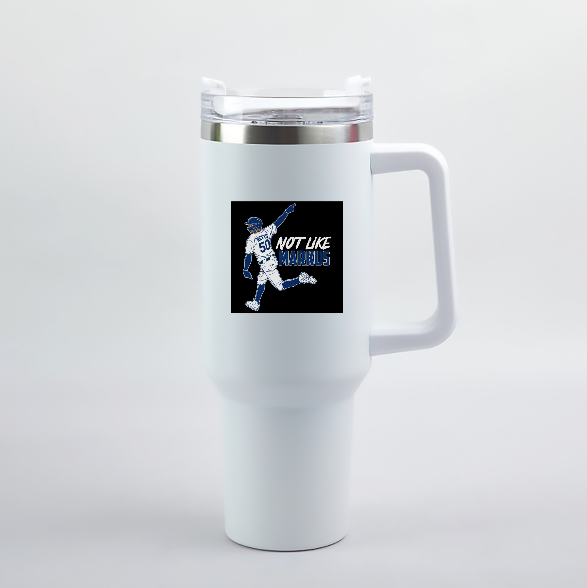  40oz Handle Car Tumbler – Durable Stainless Steel Travel Mug With UV Print – Double Wall Insulated, Fits Most Car Cup Holders