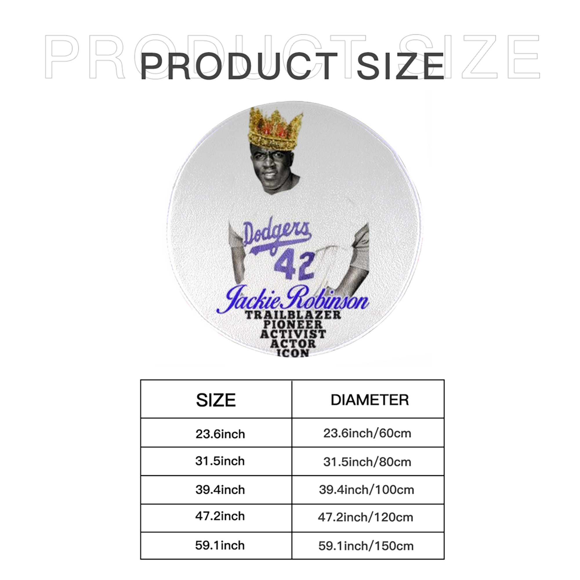  Round Floor Mat – Soft Flannel & High-Density Sponge Core – Non-Slip Dot Backing – Durable Stitched Edges – Quick-Dry & Breathable – Perfect For Home, Bathroom & Living Room