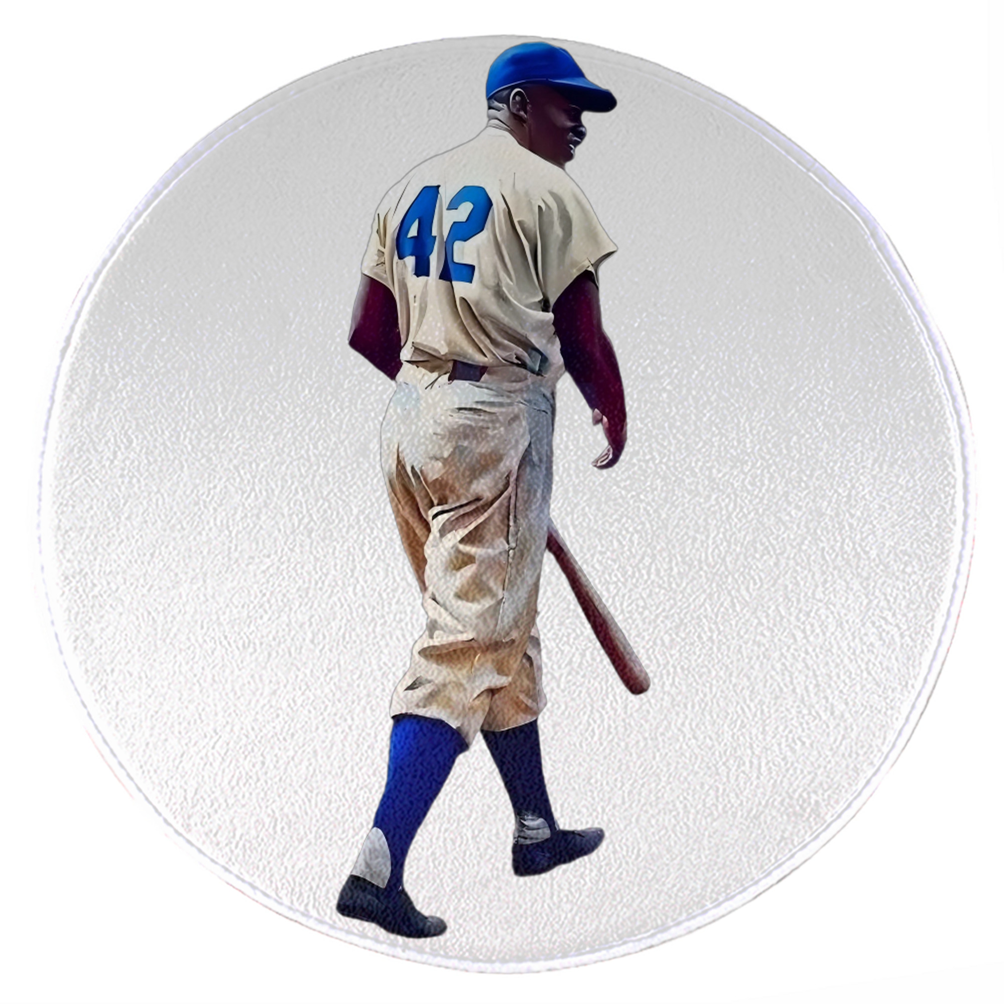  Round Floor Mat – Soft Flannel & High-Density Sponge Core – Non-Slip Dot Backing – Durable Stitched Edges – Quick-Dry & Breathable – Perfect For Home, Bathroom & Living Room