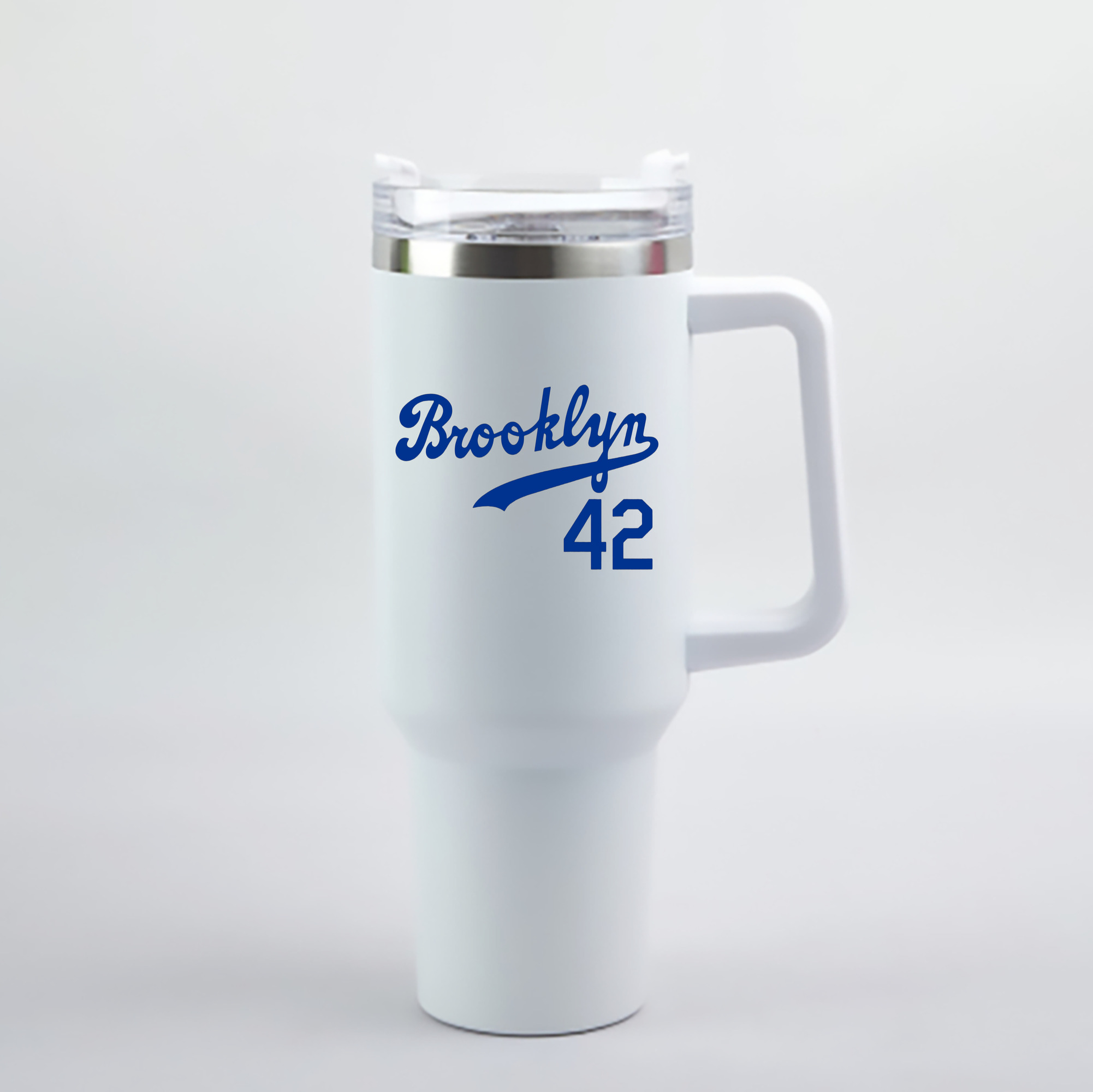  40oz Handle Car Cup With Crystal Sticker Design – Durable Stainless Steel Travel Mug With Reusable Straw – Double Wall Insulated