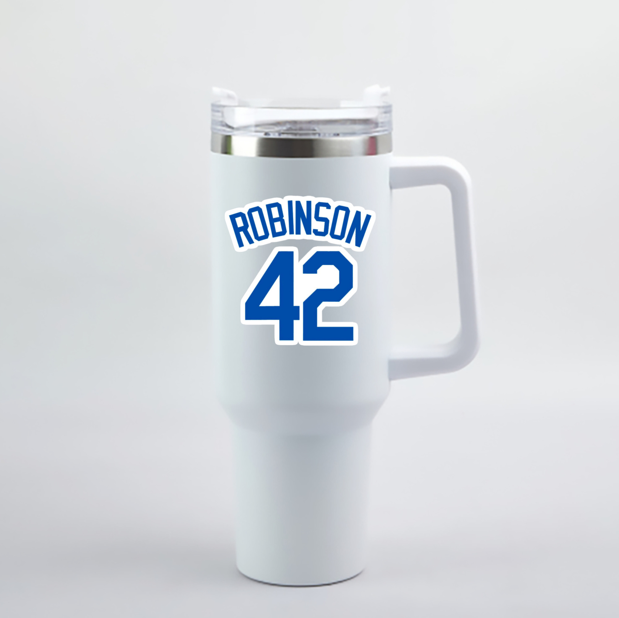  40oz Handle Car Cup With Crystal Sticker Design – Durable Stainless Steel Travel Mug With Reusable Straw – Double Wall Insulated