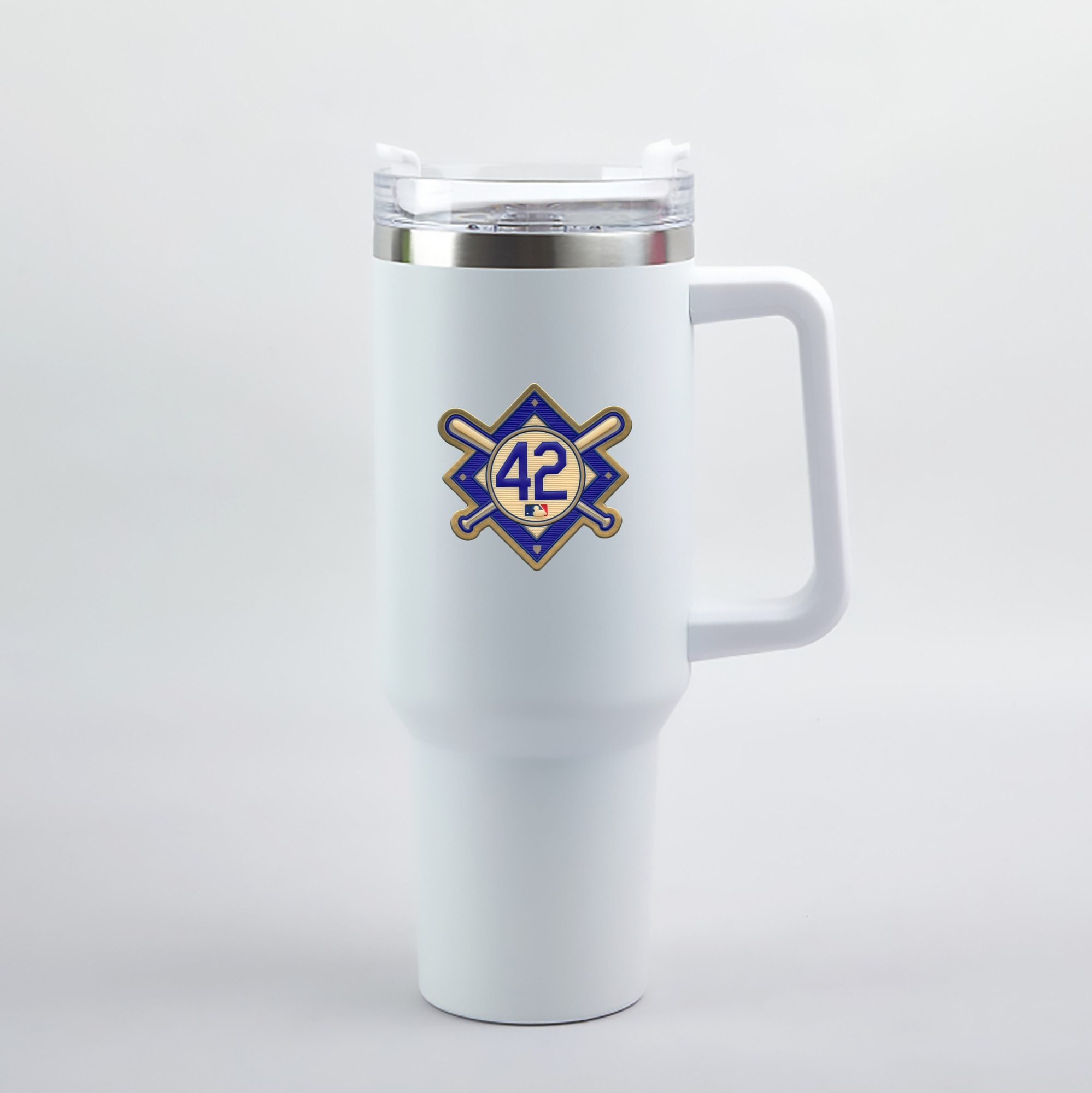  40oz Handle Car Tumbler – Durable Stainless Steel Travel Mug With UV Print – Double Wall Insulated, Fits Most Car Cup Holders