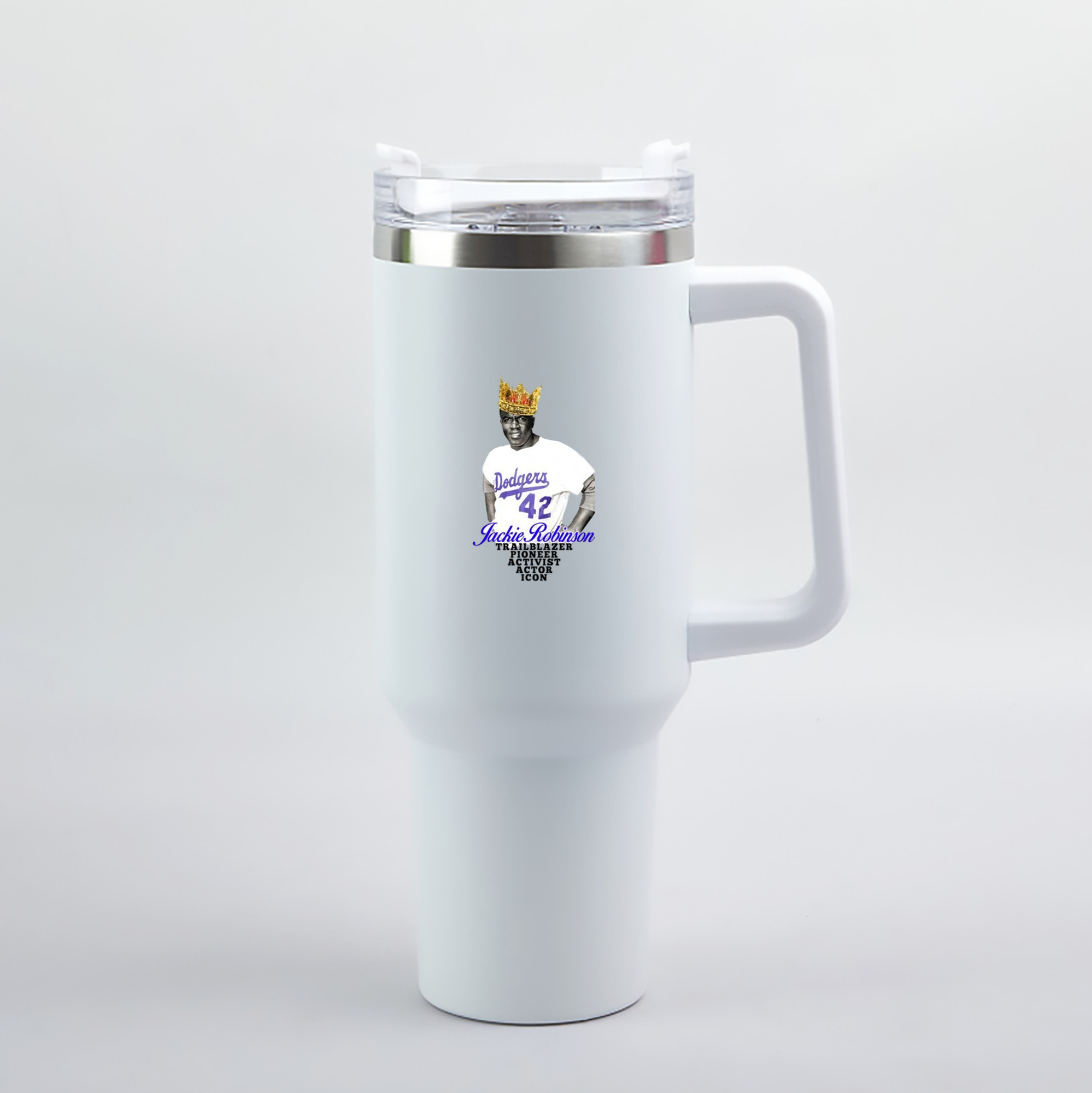  40oz Handle Car Tumbler – Durable Stainless Steel Travel Mug With UV Print – Double Wall Insulated, Fits Most Car Cup Holders