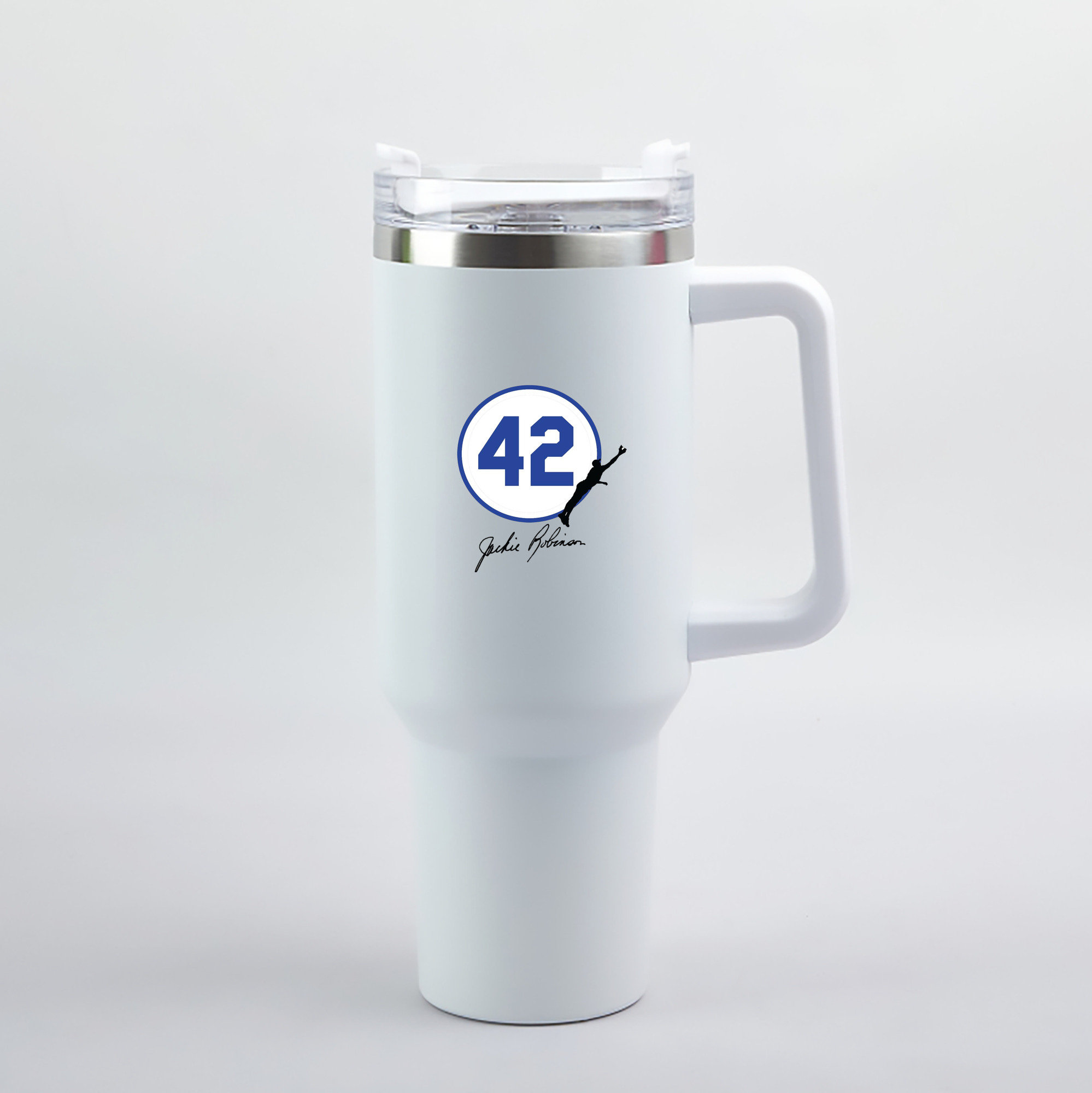  40oz Handle Car Tumbler – Durable Stainless Steel Travel Mug With UV Print – Double Wall Insulated, Fits Most Car Cup Holders