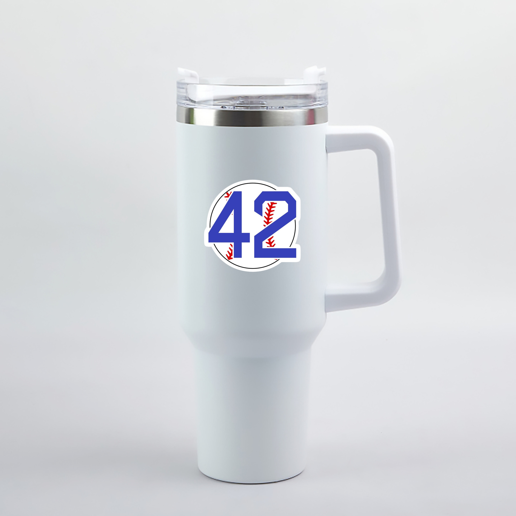  40oz Handle Car Tumbler – Durable Stainless Steel Travel Mug With UV Print – Double Wall Insulated, Fits Most Car Cup Holders