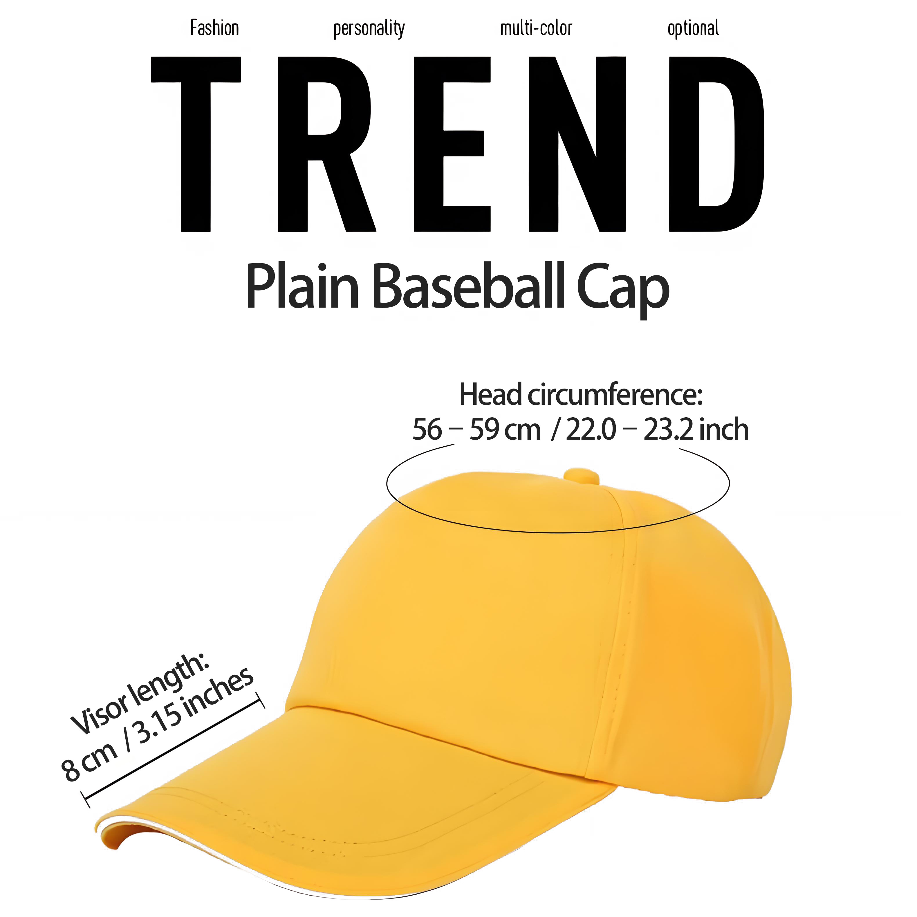  100% Cotton Baseball Cap – Heat Transfer Print – Comfortable, Durable, Perfect For Sports & Everyday Wear