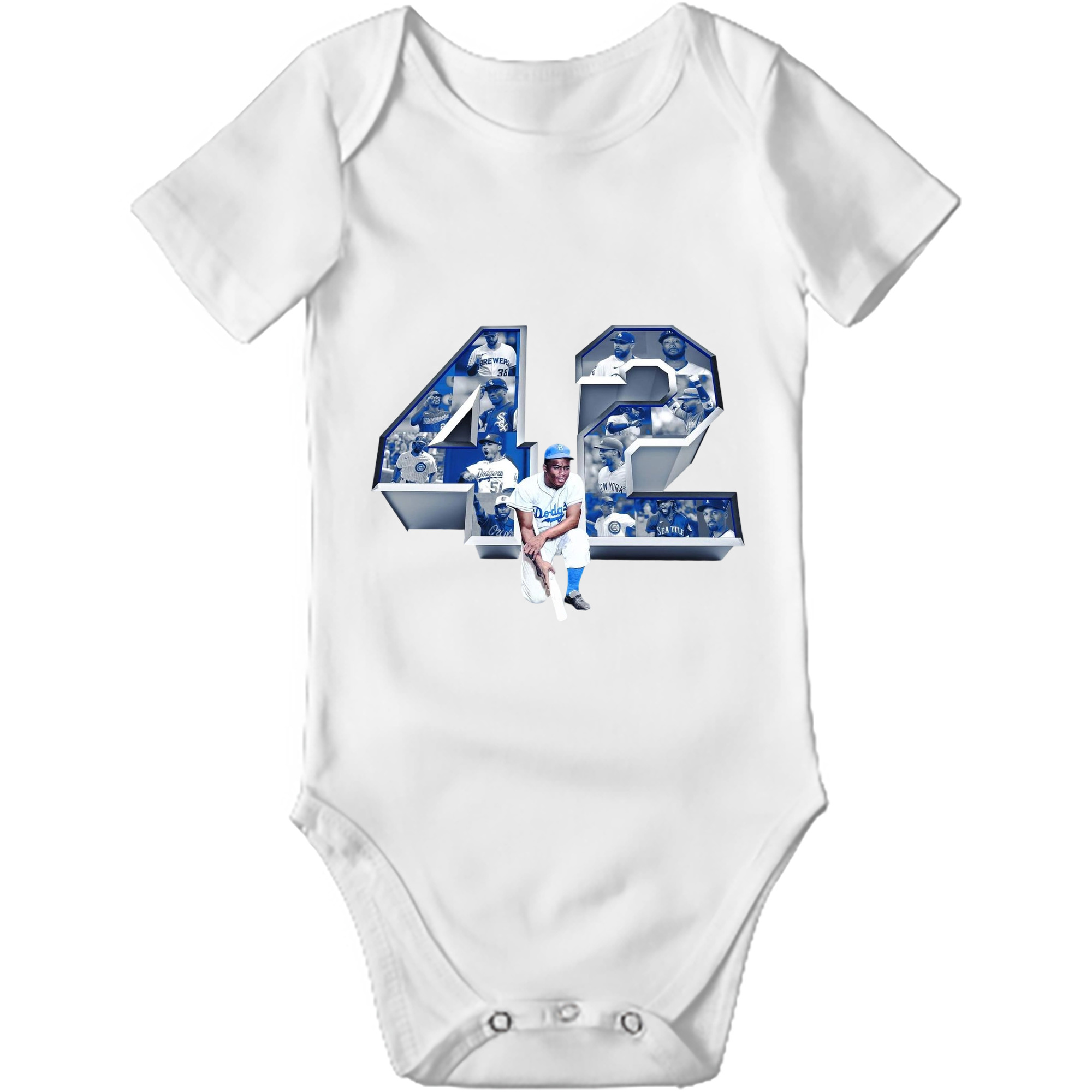  Baby Short Sleeve Romper – 100% Cotton Soft & Breathable Digital Print Onesie With Easy Snap Closure And Envelope Shoulder – Comfortable For Daily Wear & Travel