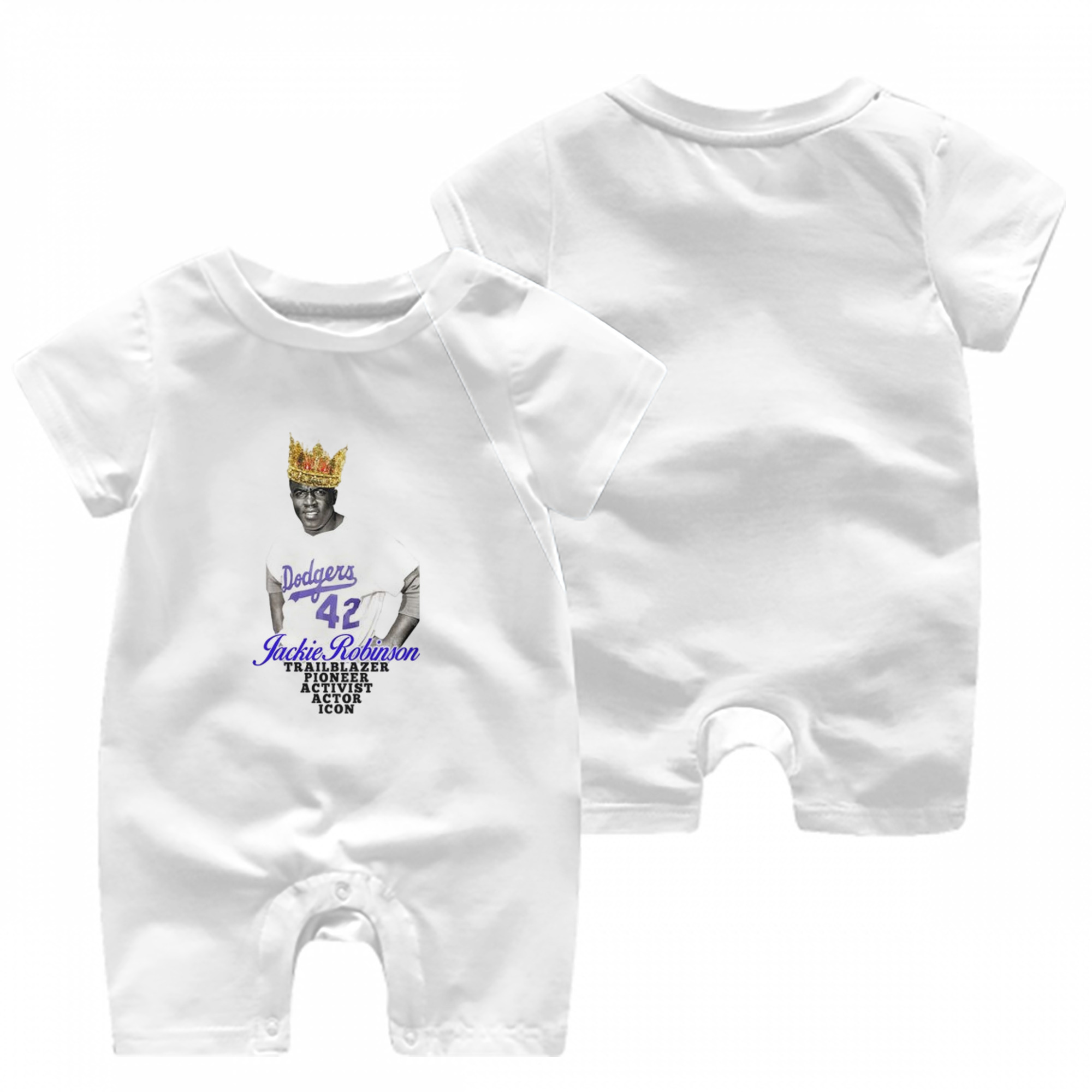  Baby Short Sleeve Onesie – 100% Cotton Soft & Breathable Digital Print Romper – Double-Sided Print, Snap Closure For Easy Diaper Changes – Comfortable For Boys & Girls