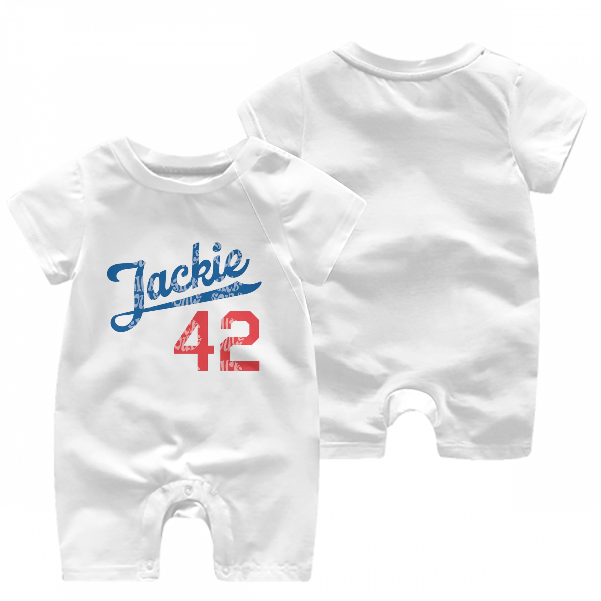  Baby Short Sleeve Onesie – 100% Cotton Soft & Breathable Digital Print Romper – Double-Sided Print, Snap Closure For Easy Diaper Changes – Comfortable For Boys & Girls