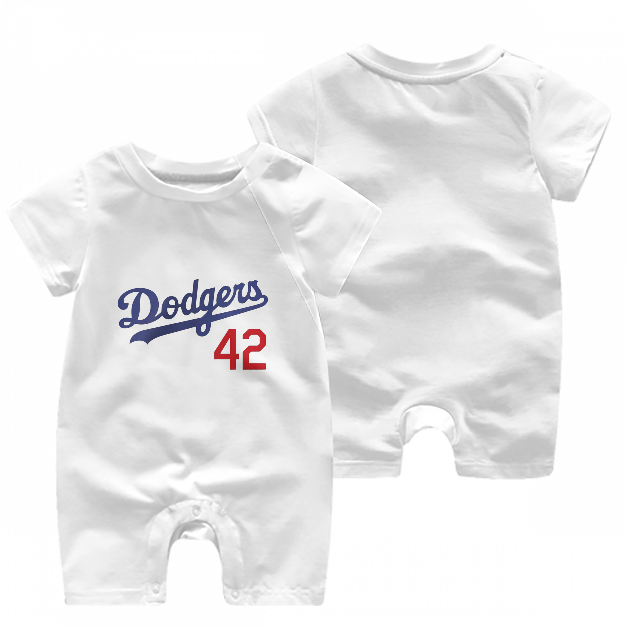  Baby Short Sleeve Onesie – 100% Cotton Soft & Breathable Digital Print Romper – Double-Sided Print, Snap Closure For Easy Diaper Changes – Comfortable For Boys & Girls