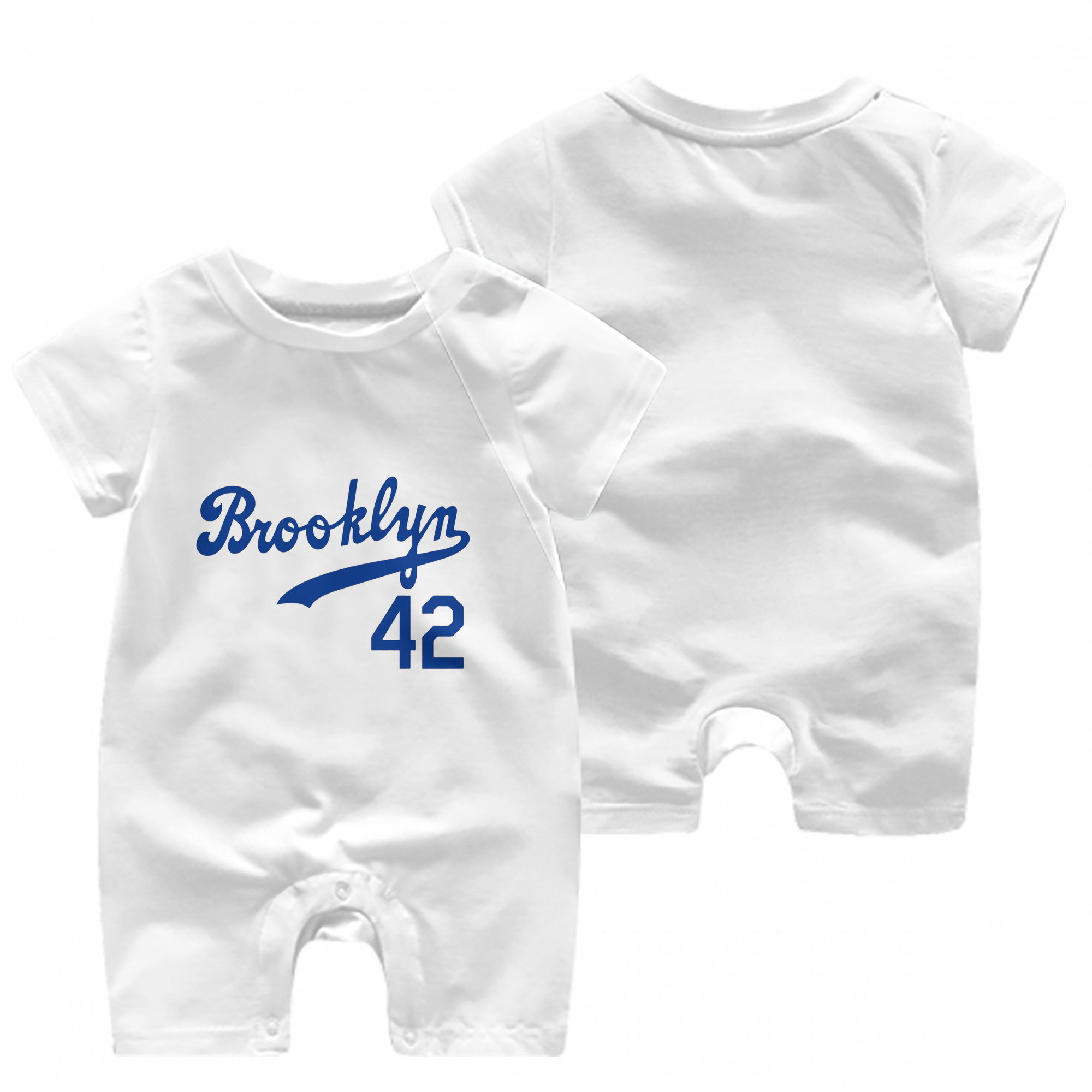  Baby Short Sleeve Onesie – 100% Cotton Soft & Breathable Digital Print Romper – Double-Sided Print, Snap Closure For Easy Diaper Changes – Comfortable For Boys & Girls