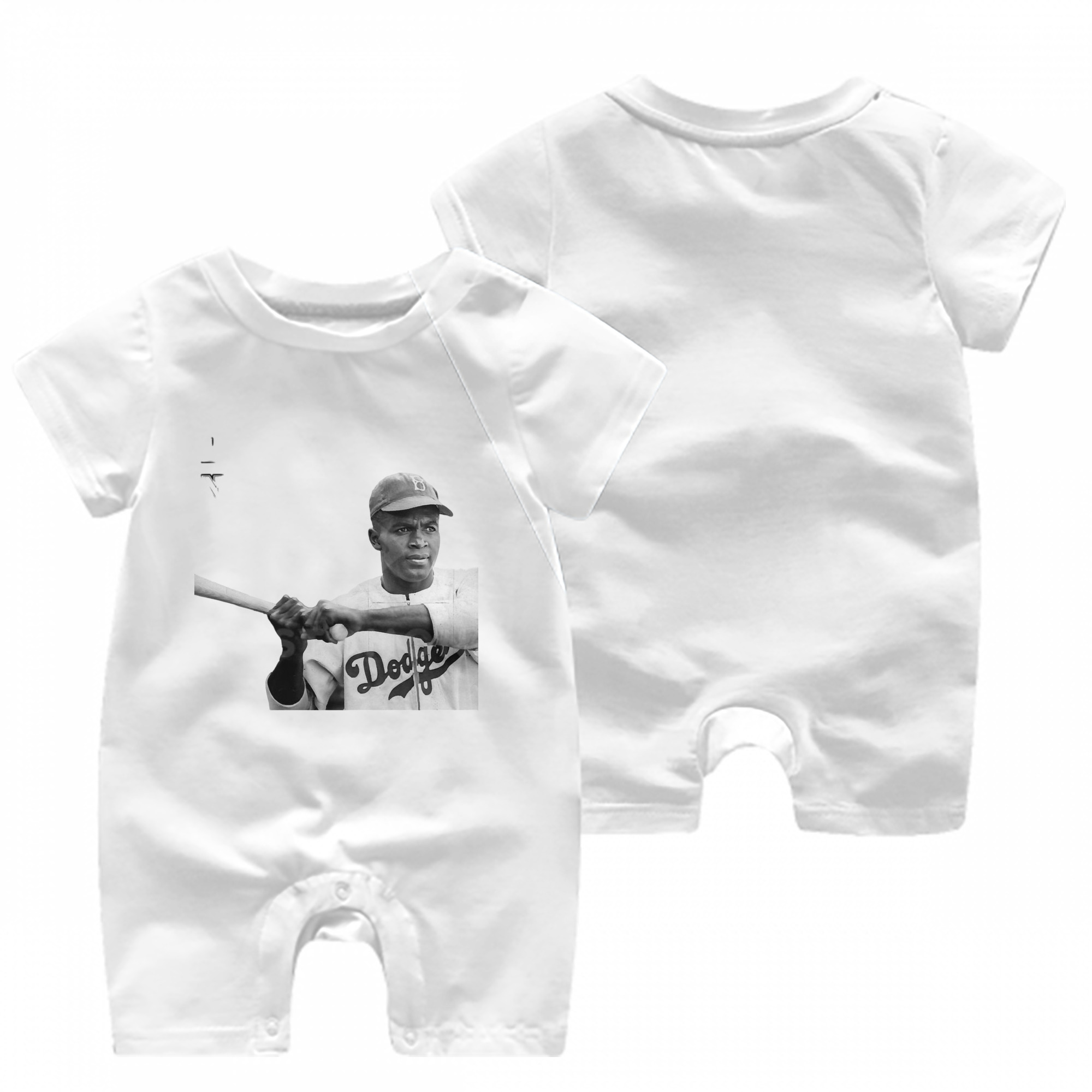  Baby Short Sleeve Onesie – 100% Cotton Soft & Breathable Digital Print Romper – Double-Sided Print, Snap Closure For Easy Diaper Changes – Comfortable For Boys & Girls