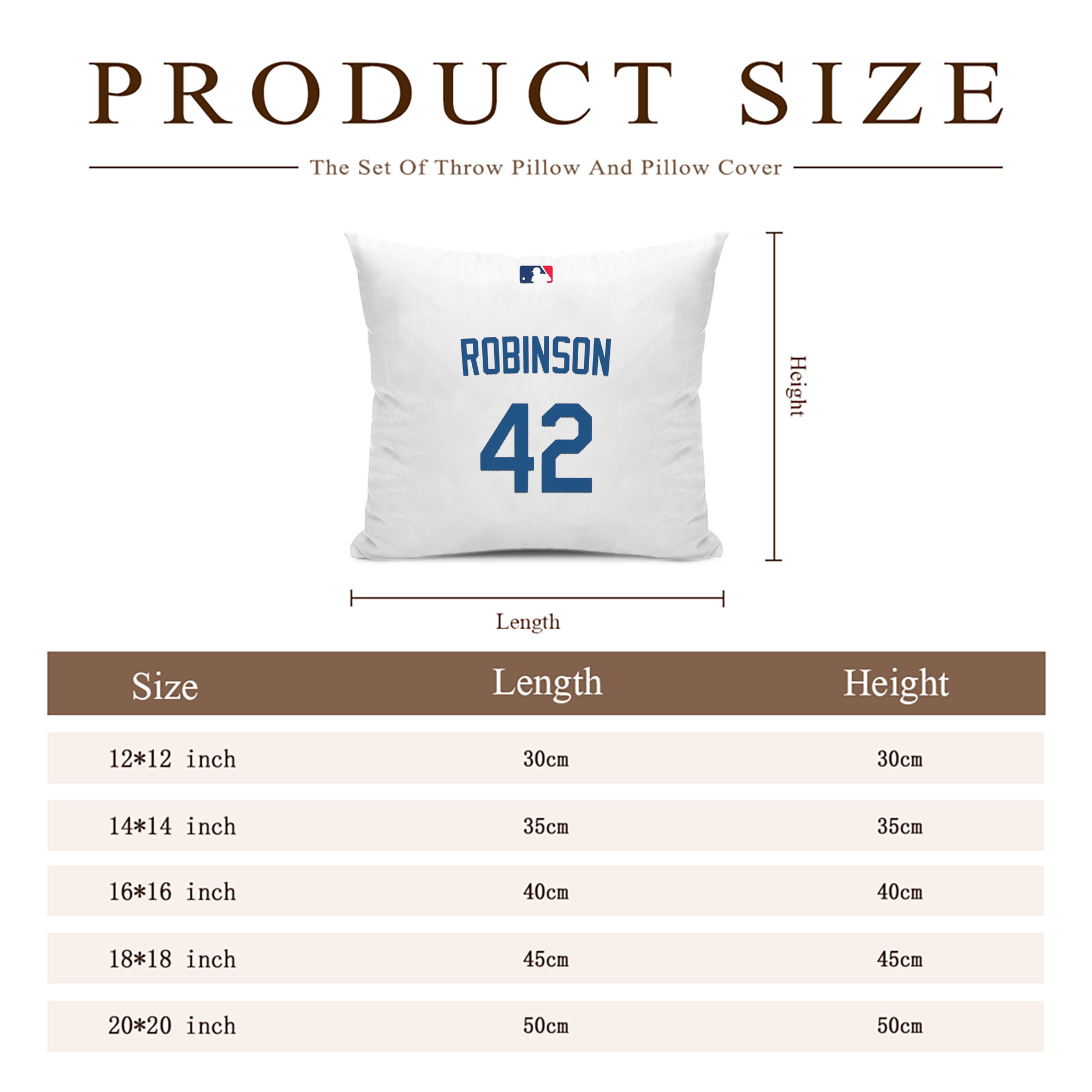  Soft Polyester Pillow Cover With Insert – Double-Sided Design, Invisible Zipper, Durable & Breathable – Easy Care Cushion Set