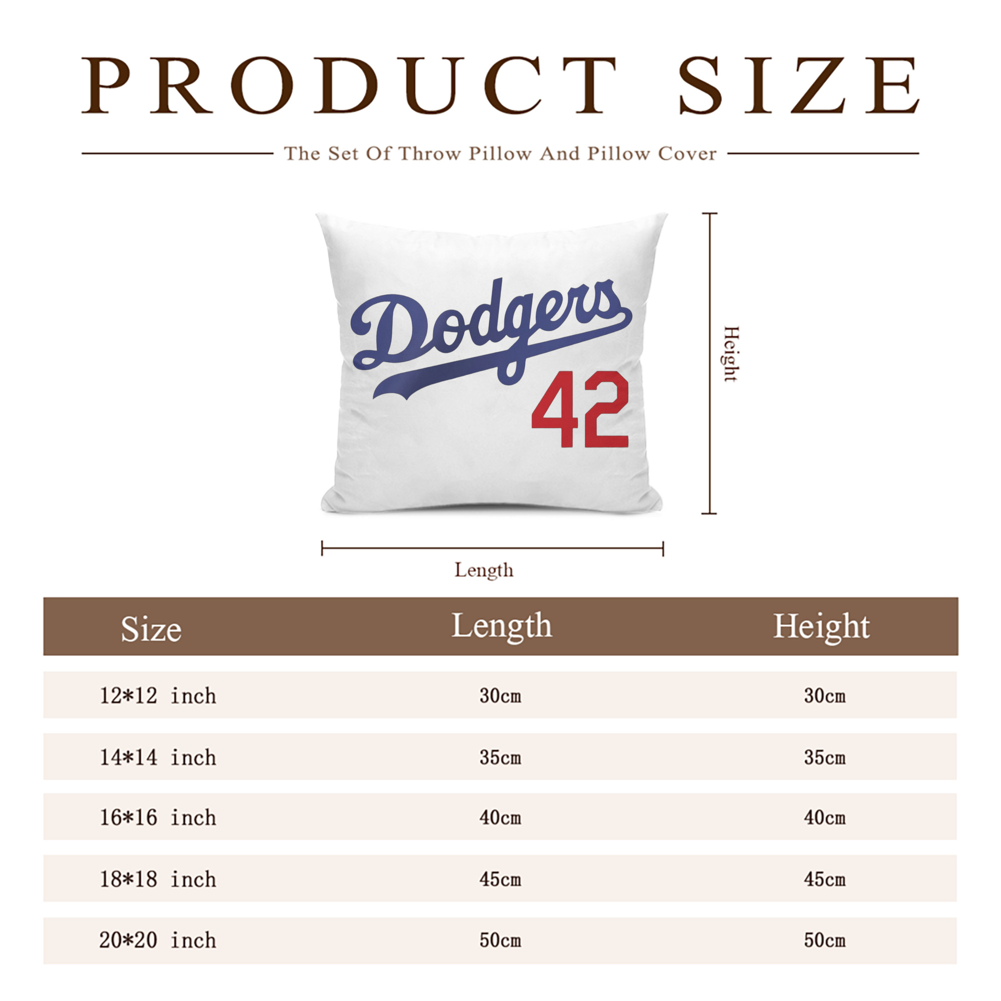  Soft Polyester Pillow Cover With Insert – Double-Sided Design, Invisible Zipper, Durable & Breathable – Easy Care Cushion Set