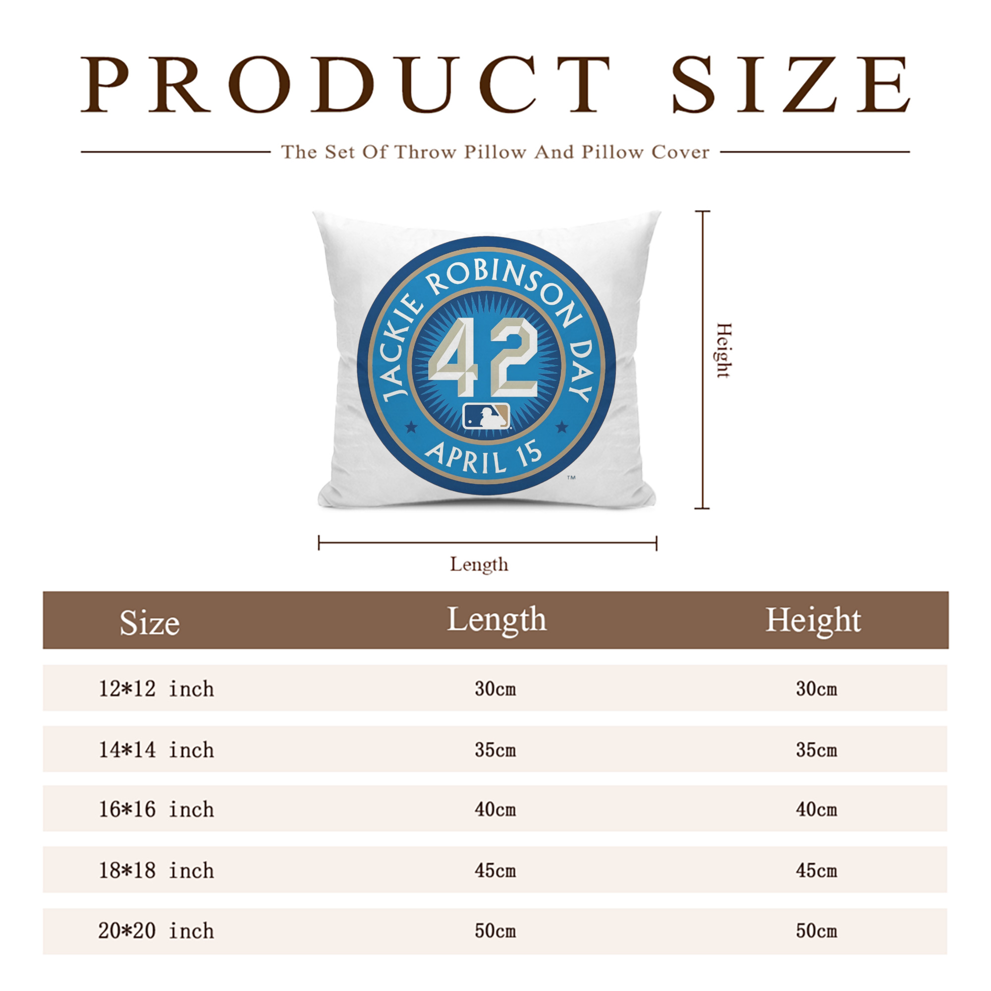  Soft Polyester Pillow Cover With Insert – Double-Sided Design, Invisible Zipper, Durable & Breathable – Easy Care Cushion Set