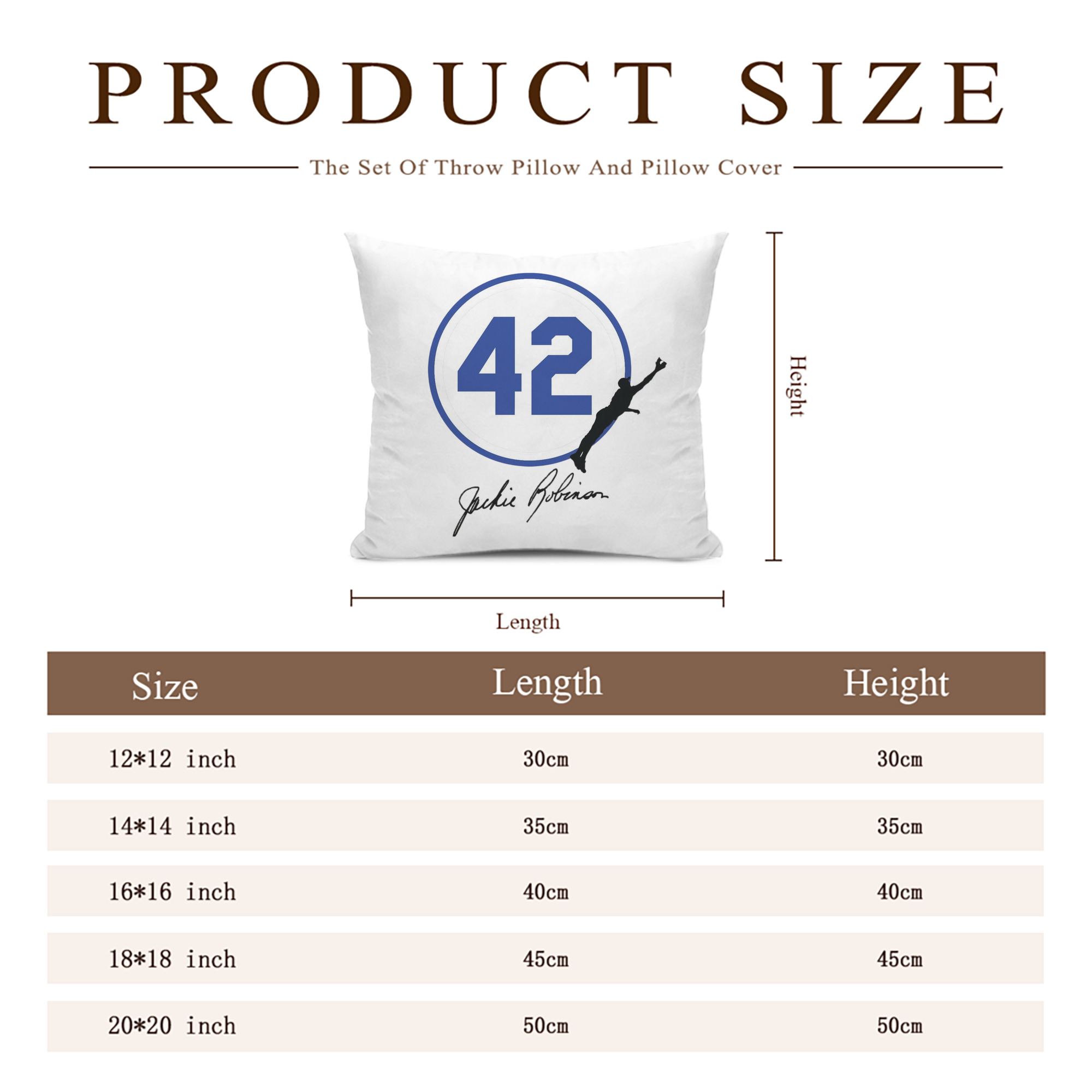  Soft Polyester Pillow Cover With Insert – Double-Sided Design, Invisible Zipper, Durable & Breathable – Easy Care Cushion Set