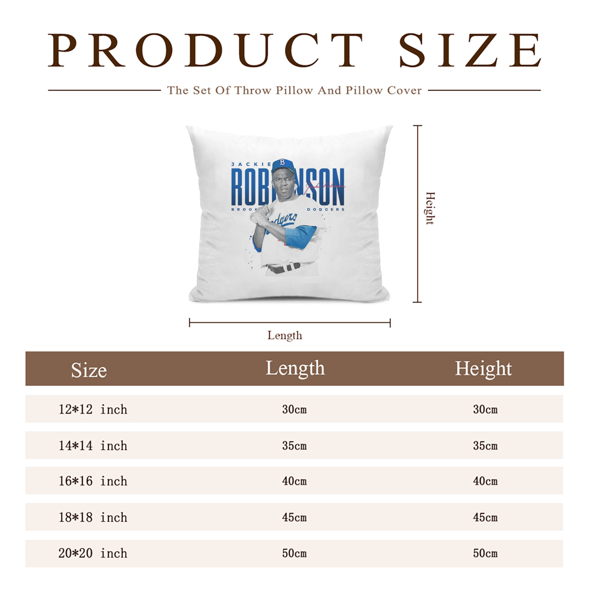  Soft Polyester Pillow Cover With Insert – Double-Sided Design, Invisible Zipper, Durable & Breathable – Easy Care Cushion Set