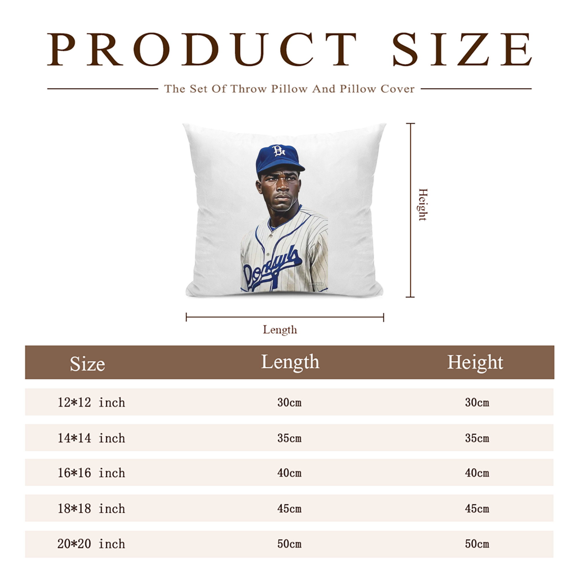  Soft Polyester Pillow Cover With Insert – Double-Sided Design, Invisible Zipper, Durable & Breathable – Easy Care Cushion Set