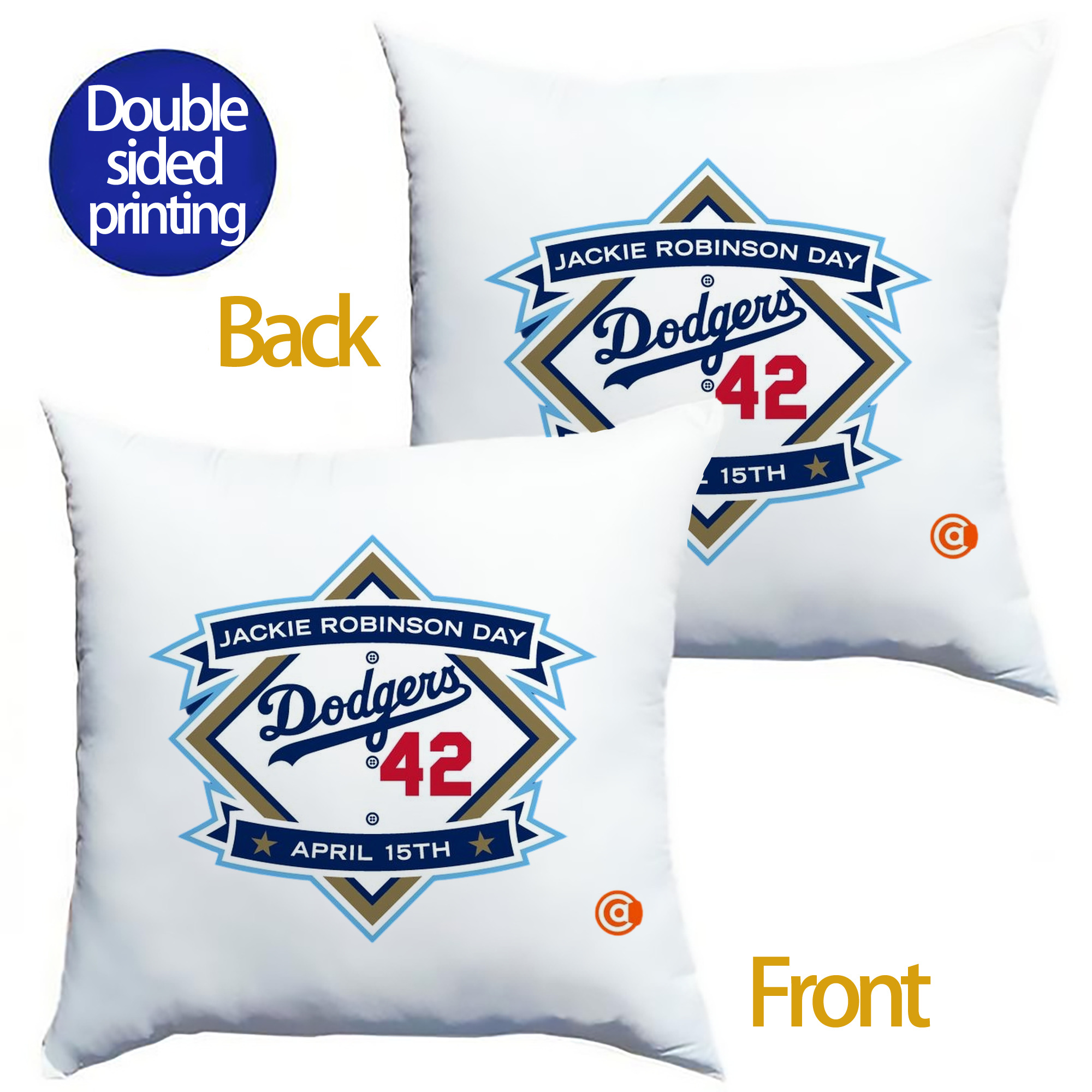  Soft Polyester Pillow Cover With Insert – Double-Sided Design, Invisible Zipper, Durable & Breathable – Easy Care Cushion Set
