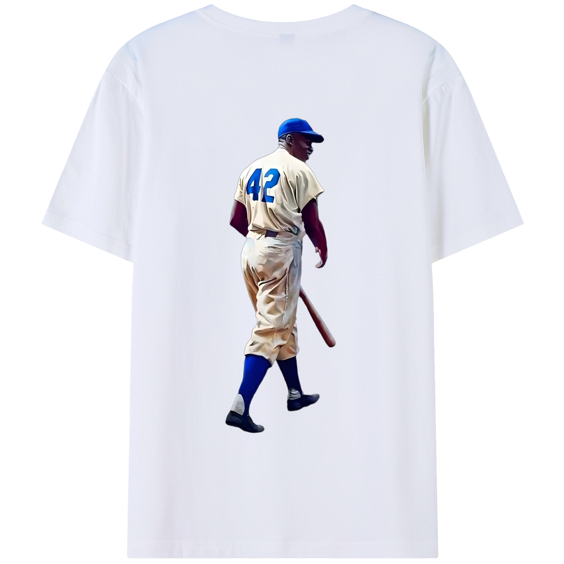  180g Combed Cotton T-Shirt With Back Heat Transfer Print – Soft, Lightweight, Fitted Design – Stylish Casual Wear For Sports & Everyday Use