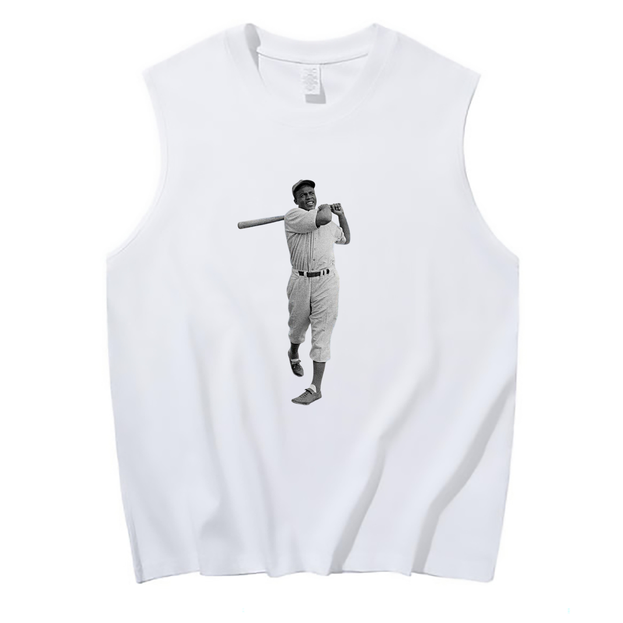  210g Combed Cotton Tank Top With Front Heat Transfer Print – Soft, Lightweight, Fitted Design – Stylish & Comfortable Casual Wear For Sports & Everyday Use