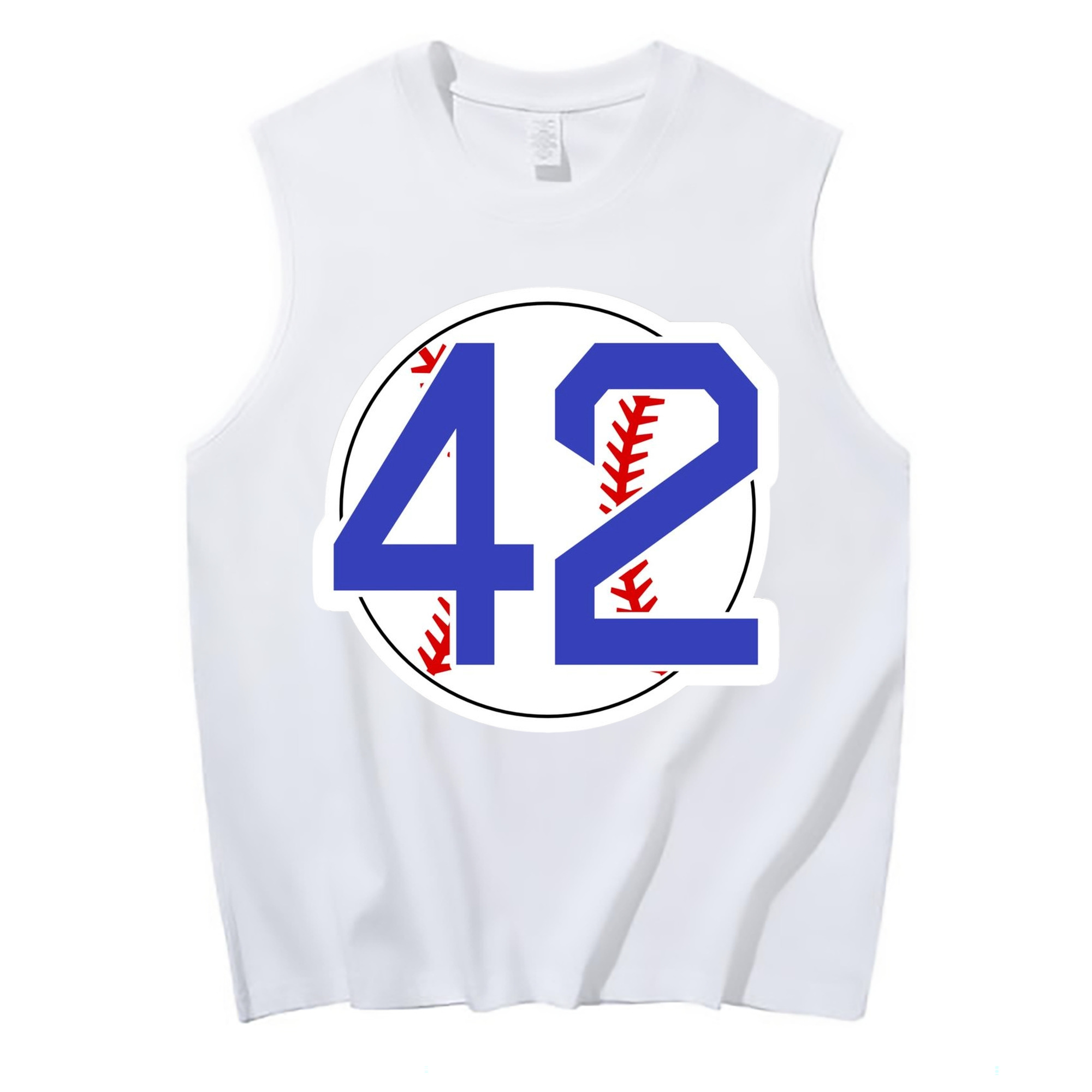  210g Combed Cotton Tank Top With Front Heat Transfer Print – Soft, Lightweight, Fitted Design – Stylish & Comfortable Casual Wear For Sports & Everyday Use