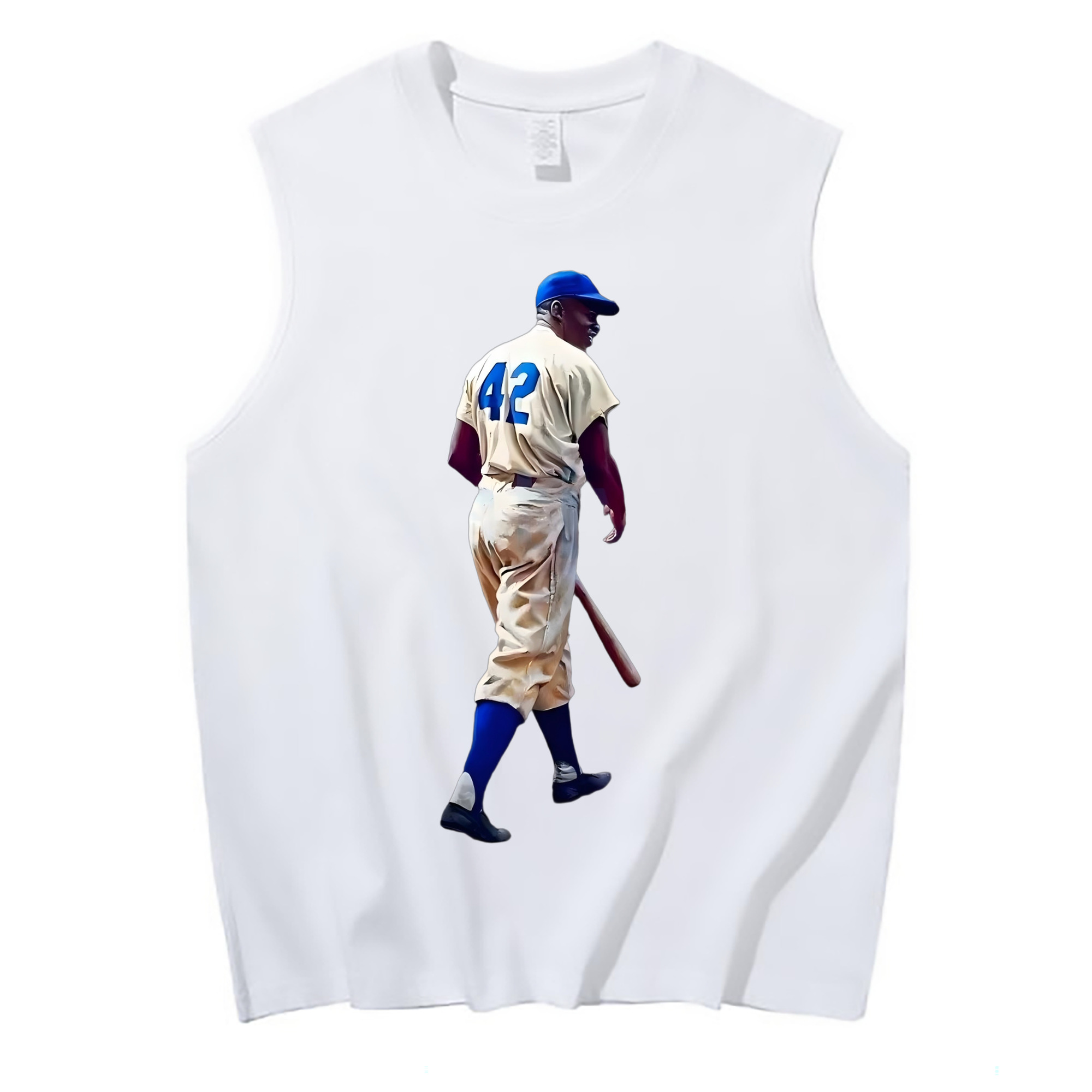  210g Combed Cotton Tank Top With Front Heat Transfer Print – Soft, Lightweight, Fitted Design – Stylish & Comfortable Casual Wear For Sports & Everyday Use