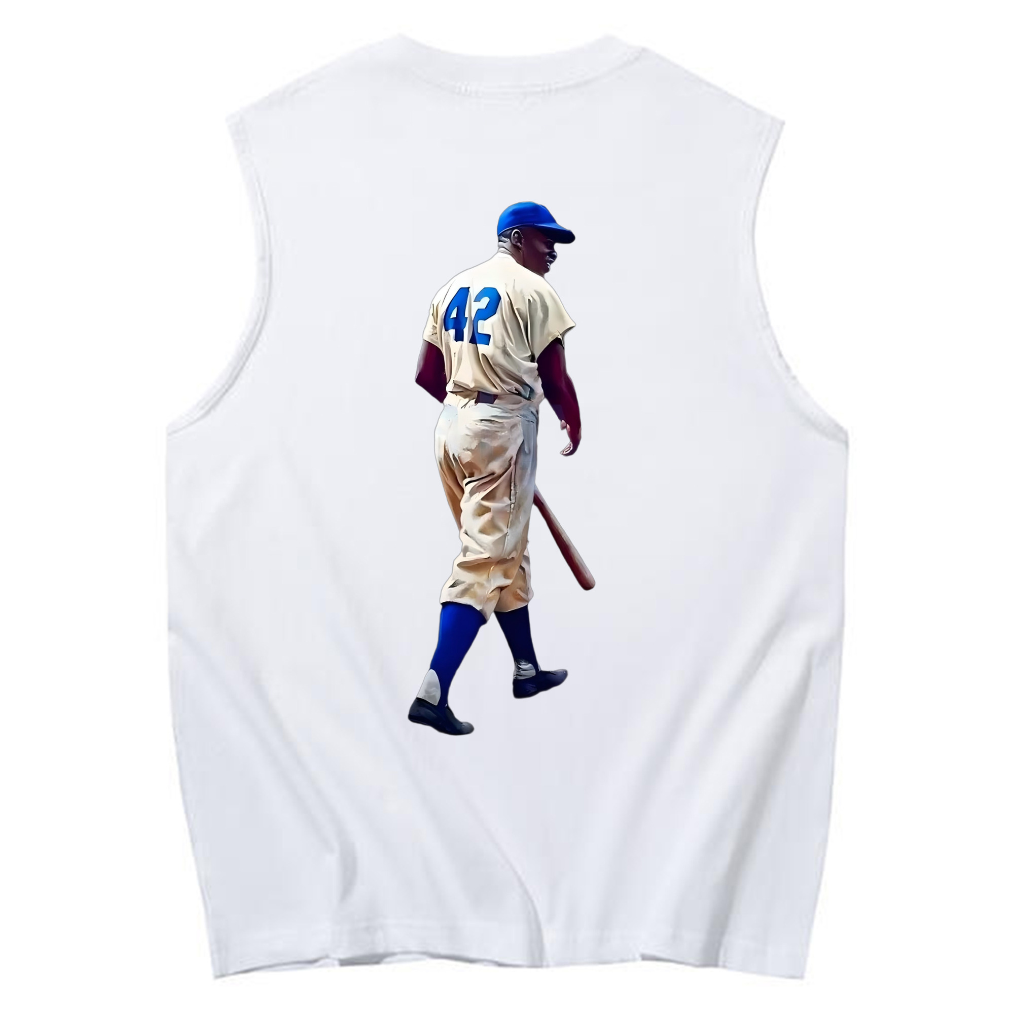  230g Pure Cotton Tank Top With Back Heat Transfer Print – Soft, Lightweight, Fitted Design – Stylish & Comfortable Casual Wear For Sports & Everyday Use