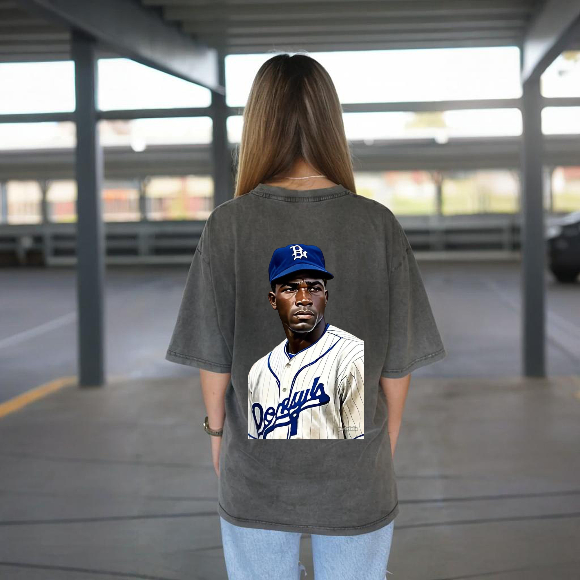  Washed Vintage 230g Cotton Oversized T-Shirt With Back Heat Transfer Print – Soft, Lightweight & Stylish – Comfortable Casual Wear For Sports & Everyday Use