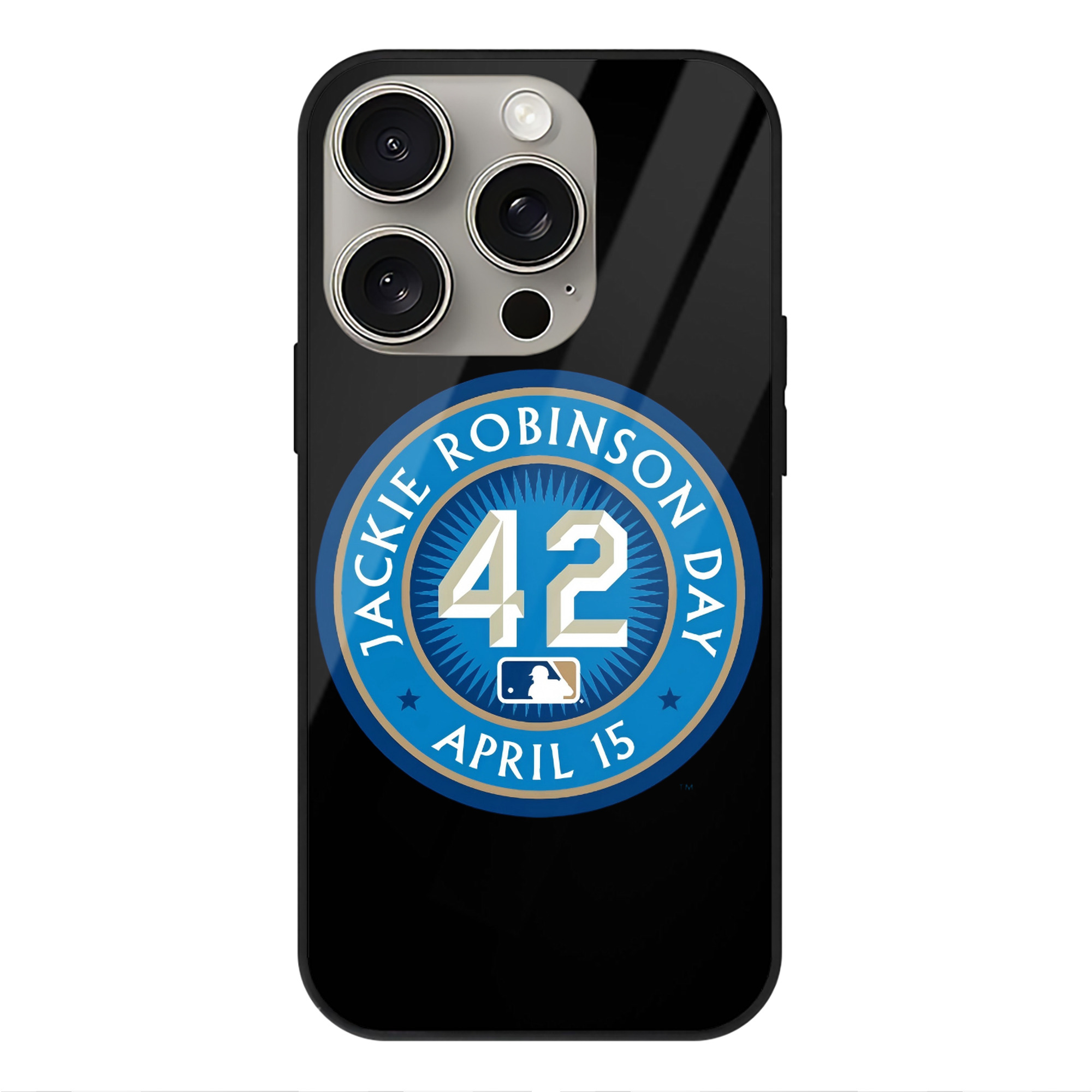  IPhone 15 Pro Mirror Phone Case – UV Printed Glass + TPU – Scratch-Resistant, Wireless Charging Compatible, Precise Fit & Stylish Design