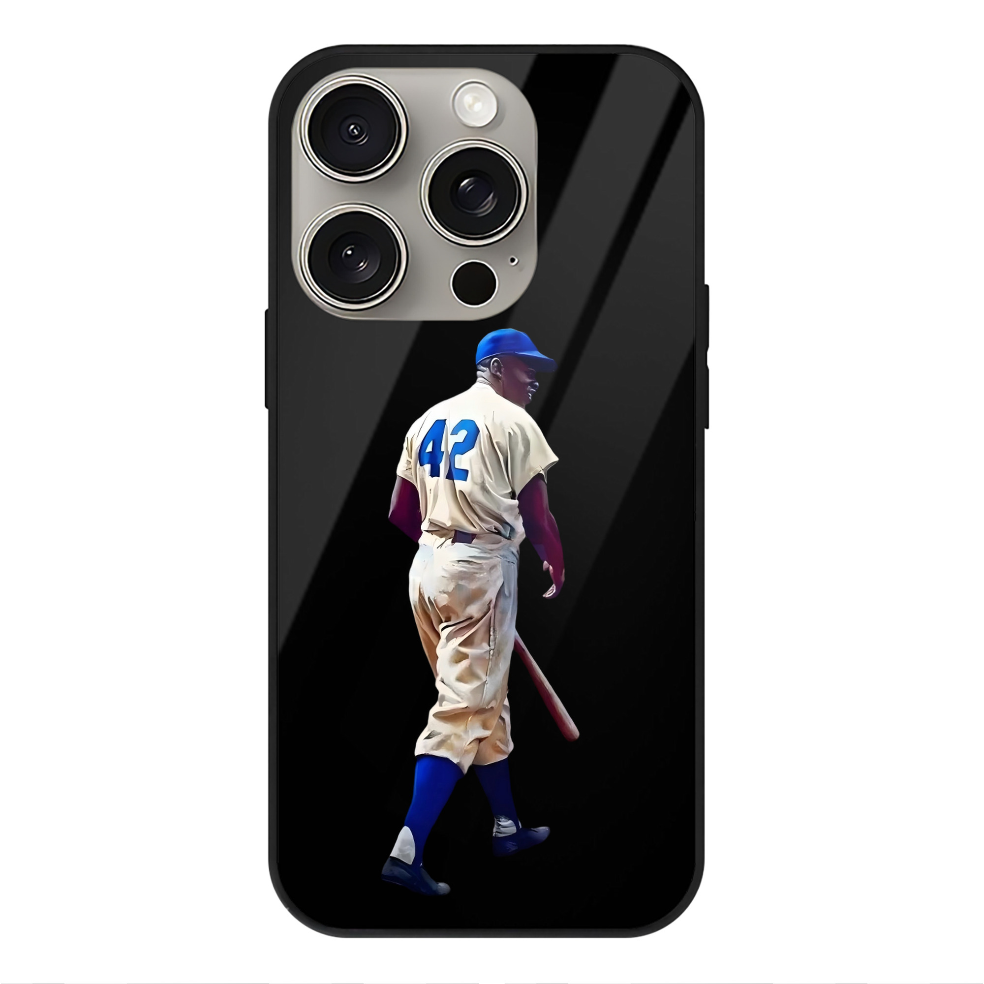  IPhone 15 Pro Mirror Phone Case – UV Printed Glass + TPU – Scratch-Resistant, Wireless Charging Compatible, Precise Fit & Stylish Design