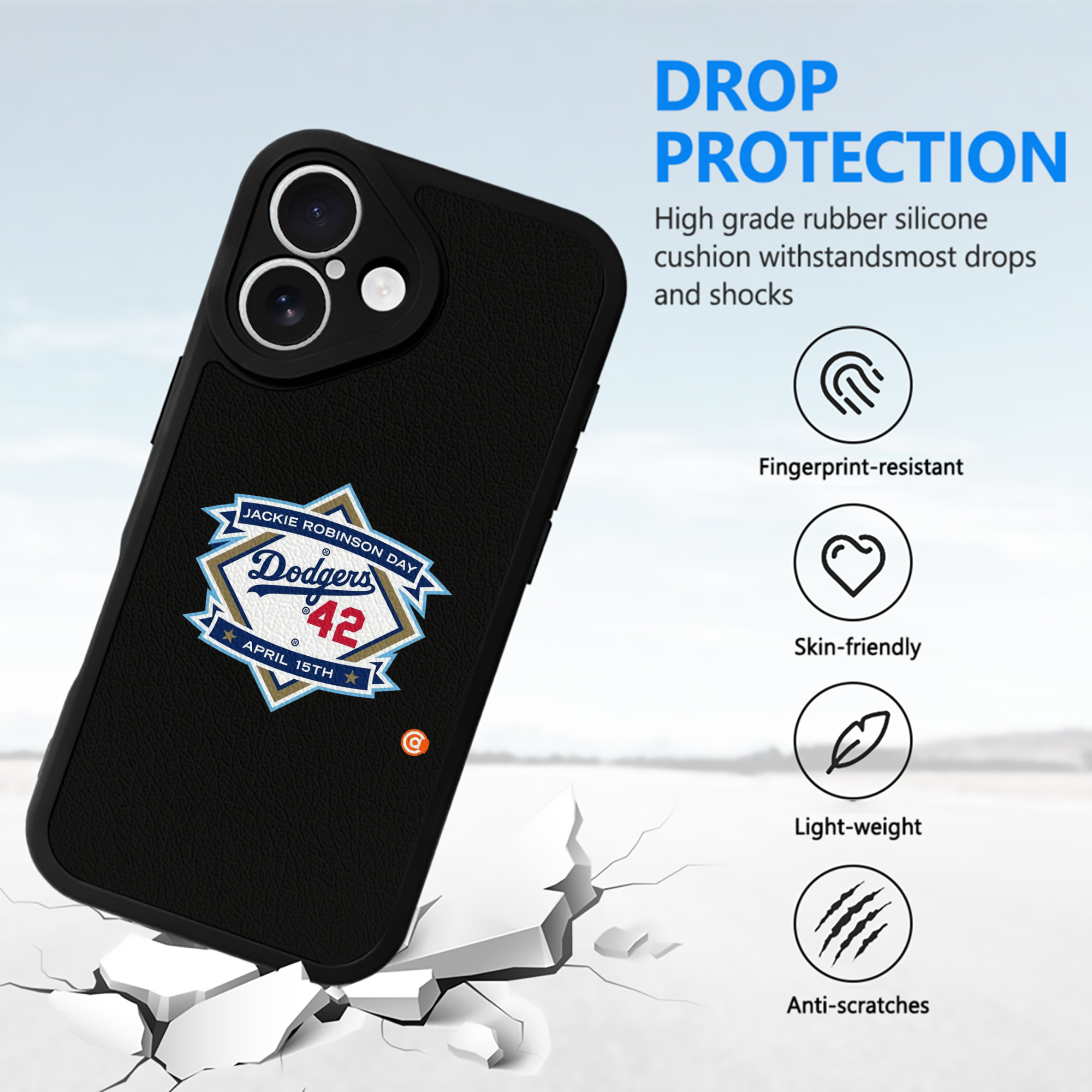  IPhone 16 Silicone Leather Case – UV Print, Lambskin Texture – Perfect Fit, Wireless Charging Compatible, Scratch Resistant, Precise Cutouts – Stylish Protection For IPhone 16