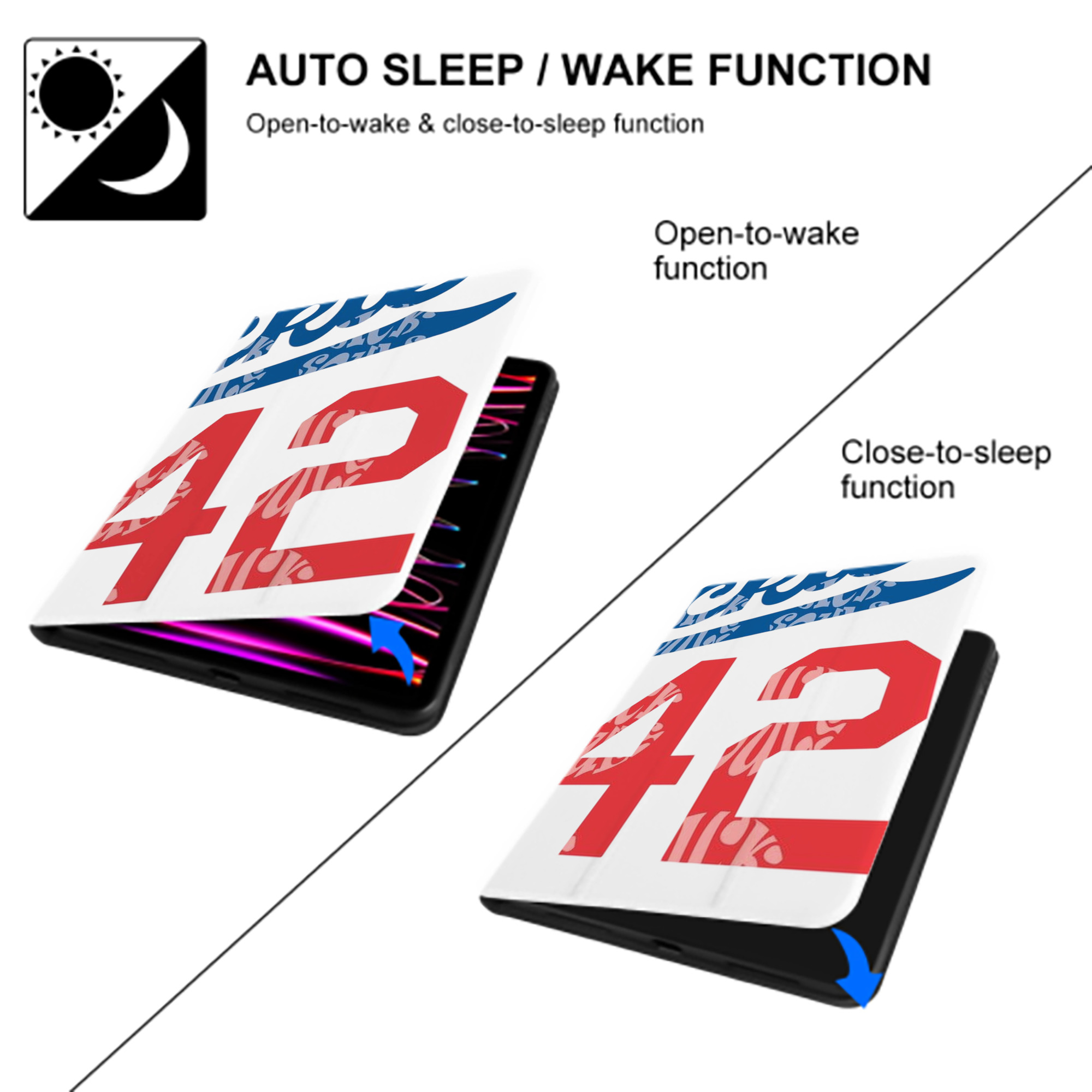  IPad Book-Style Case With Pencil Slot – Slim PU & TPU Cover – Full Protection, Precise Fit, Water & Scratch Resistant