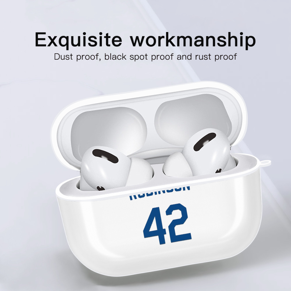  AirPods Pro Hard Case White With Keychain, Durable Flexible PC, Precise Cutouts, Anti-Fingerprint, Yellowing & Scratch Resistant, Full Protection, Washable