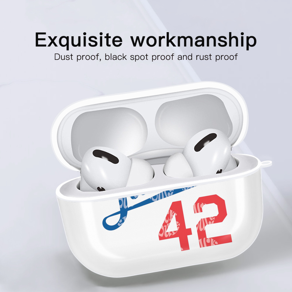  AirPods Pro Hard Case White With Keychain, Durable Flexible PC, Precise Cutouts, Anti-Fingerprint, Yellowing & Scratch Resistant, Full Protection, Washable