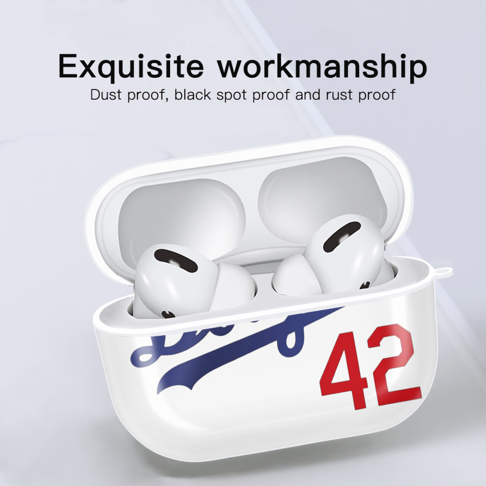  AirPods Pro Hard Case White With Keychain, Durable Flexible PC, Precise Cutouts, Anti-Fingerprint, Yellowing & Scratch Resistant, Full Protection, Washable