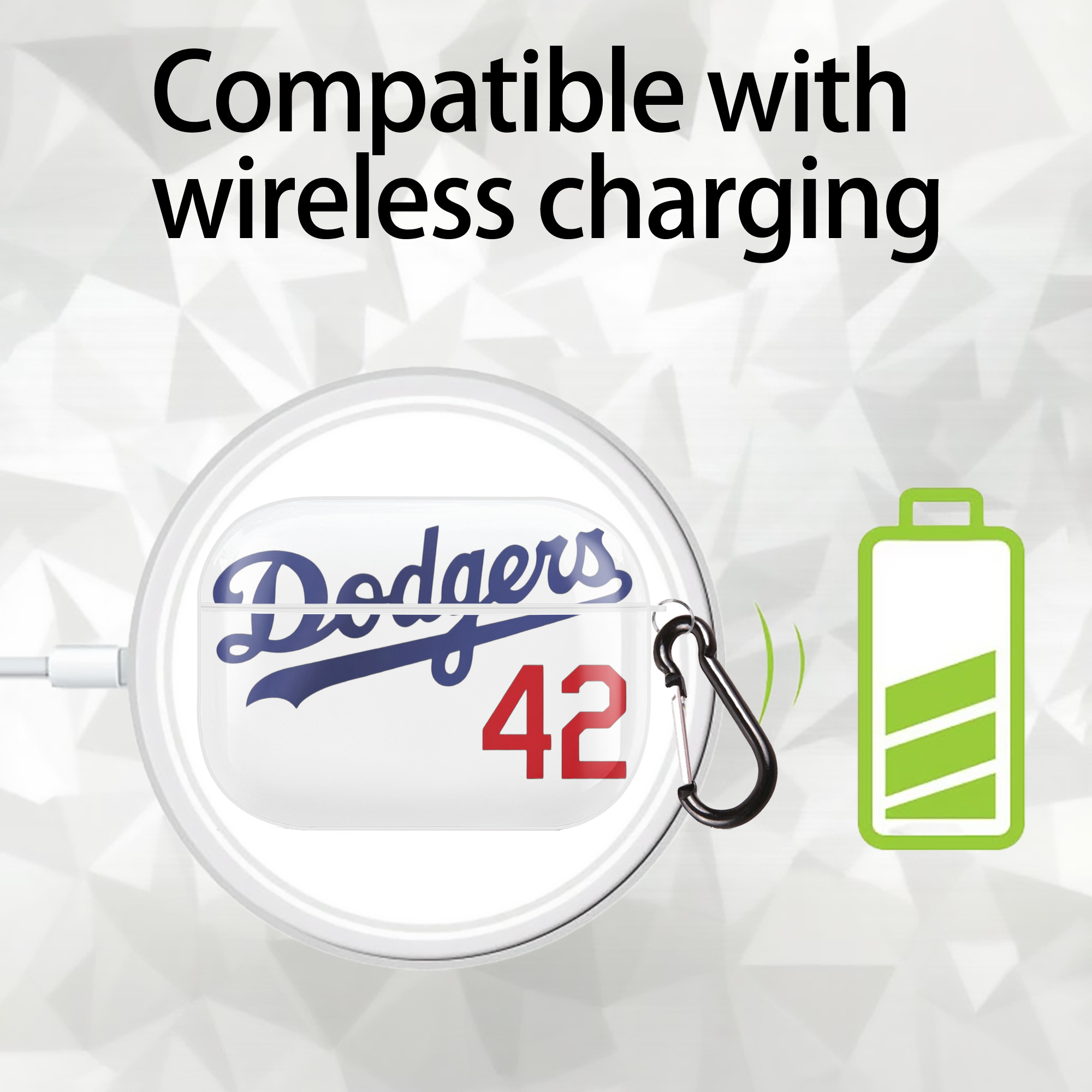  AirPods Pro Hard Case White With Keychain, Durable Flexible PC, Precise Cutouts, Anti-Fingerprint, Yellowing & Scratch Resistant, Full Protection, Washable