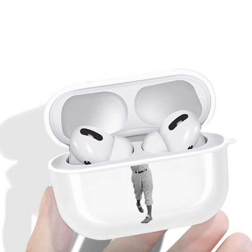  AirPods Pro Hard Case White With Keychain, Durable Flexible PC, Precise Cutouts, Anti-Fingerprint, Yellowing & Scratch Resistant, Full Protection, Washable