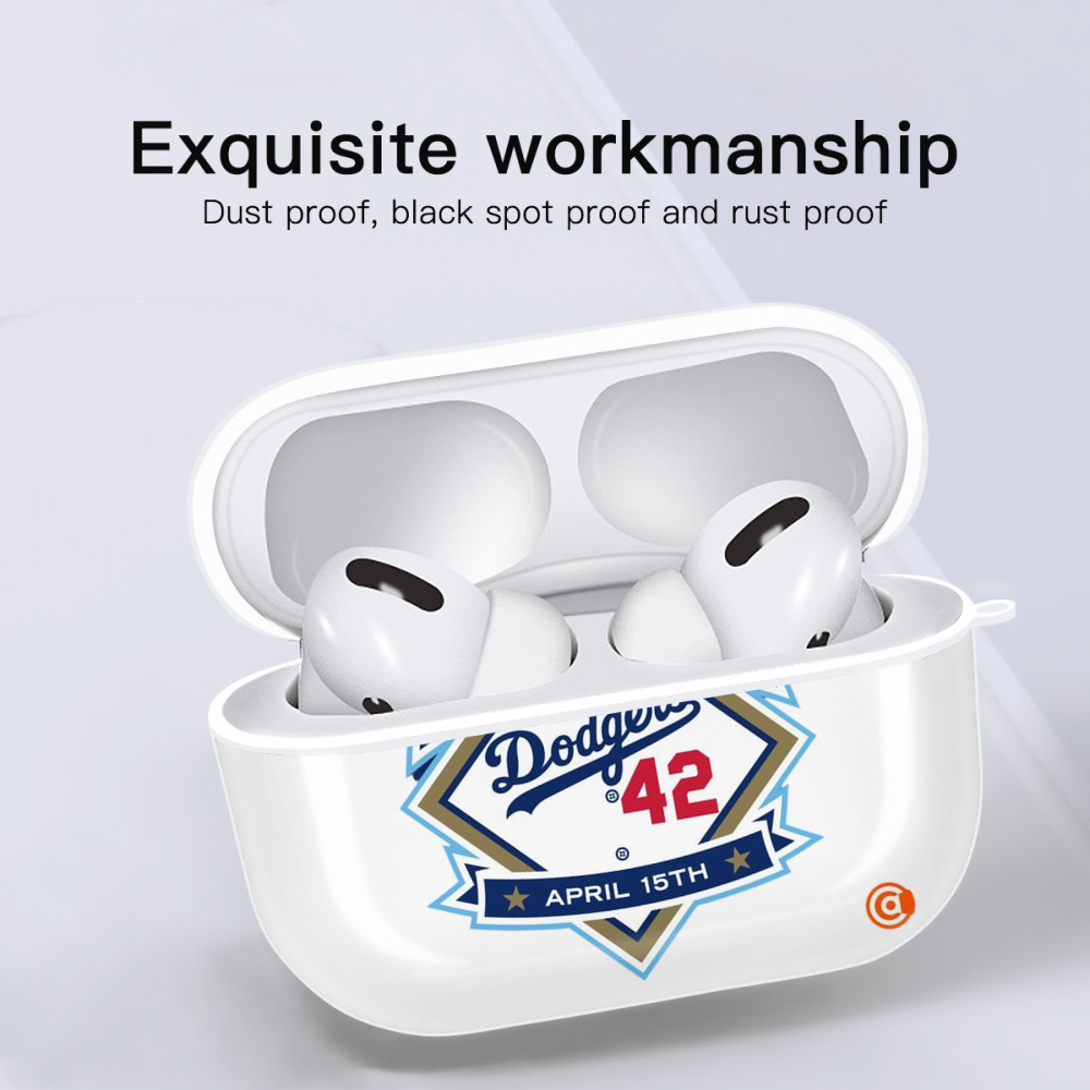  AirPods Pro Hard Case White With Keychain, Durable Flexible PC, Precise Cutouts, Anti-Fingerprint, Yellowing & Scratch Resistant, Full Protection, Washable