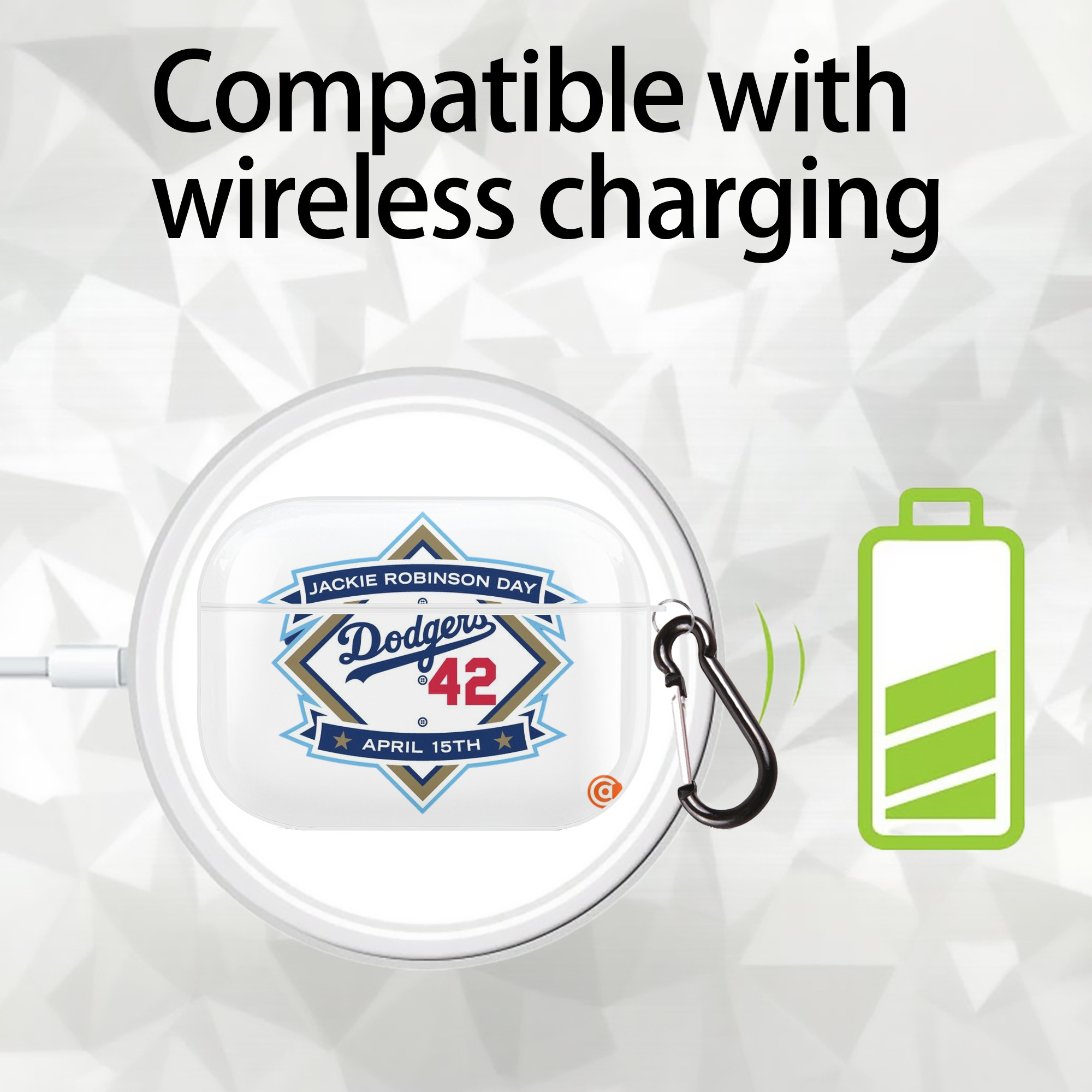  AirPods Pro Hard Case White With Keychain, Durable Flexible PC, Precise Cutouts, Anti-Fingerprint, Yellowing & Scratch Resistant, Full Protection, Washable